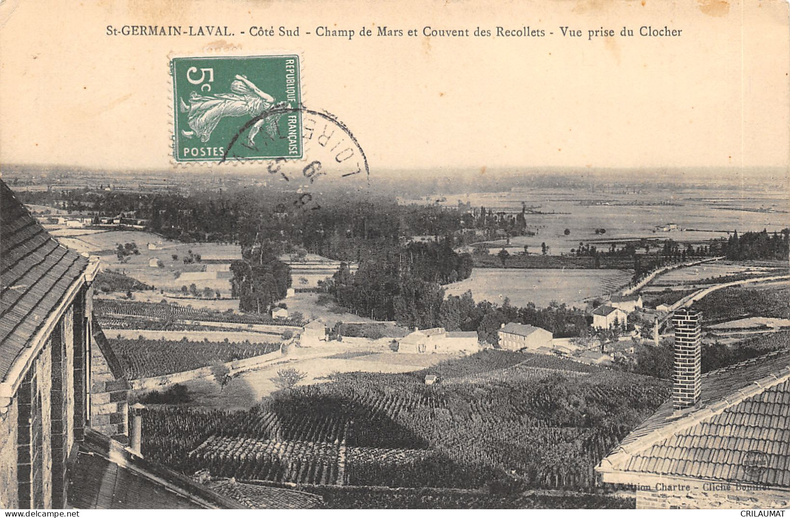 42-SAINT GERMAIN LAVAL-CHAMP DE MARS-COUVENT DES RECOLLETS-N T6022-B/0333 - Saint Germain Laval