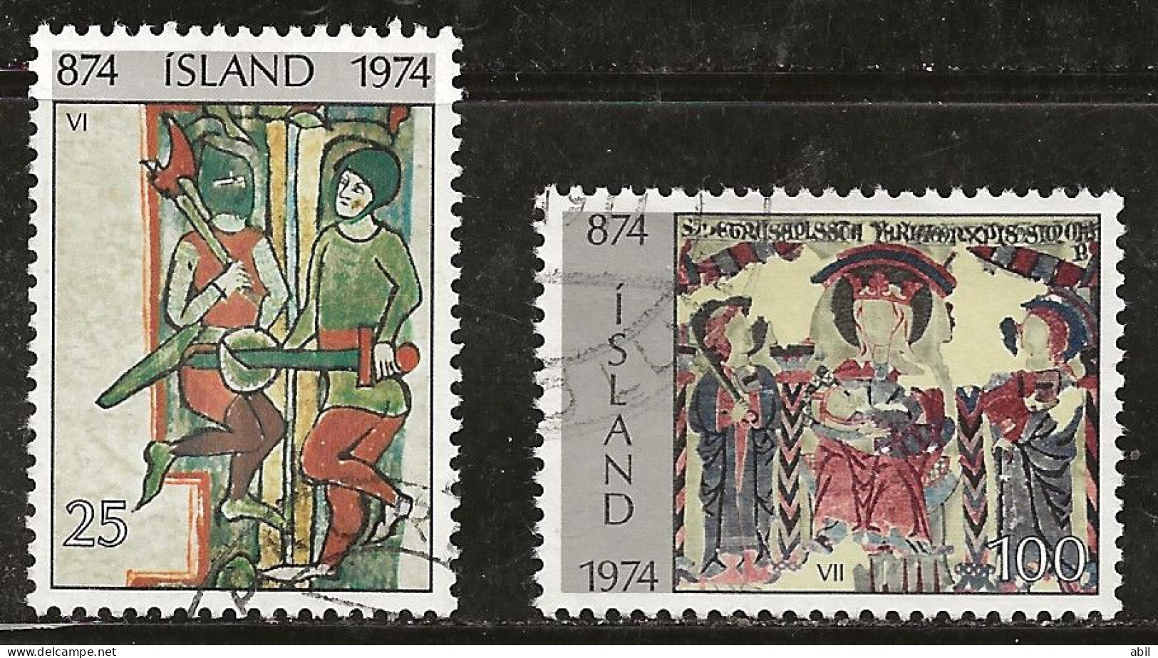 Islande 1974 N° Y&T : 445 Et 446 Obl. - Used Stamps