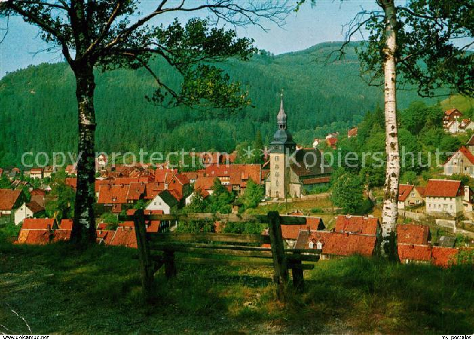 73019260 Lautenthal Harz Ortsansicht Mit Kirche Lautenthal Harz - Langelsheim