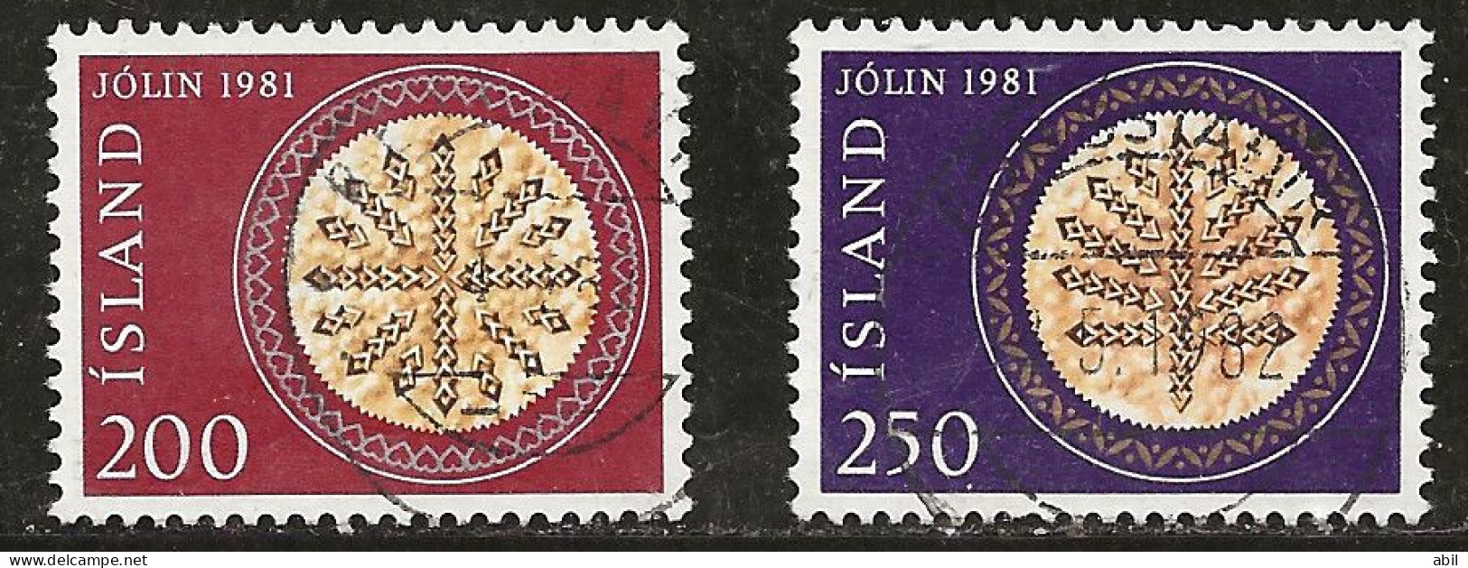 Islande 1981 N° Y&T : 527 Et 528 Obl. - Usados