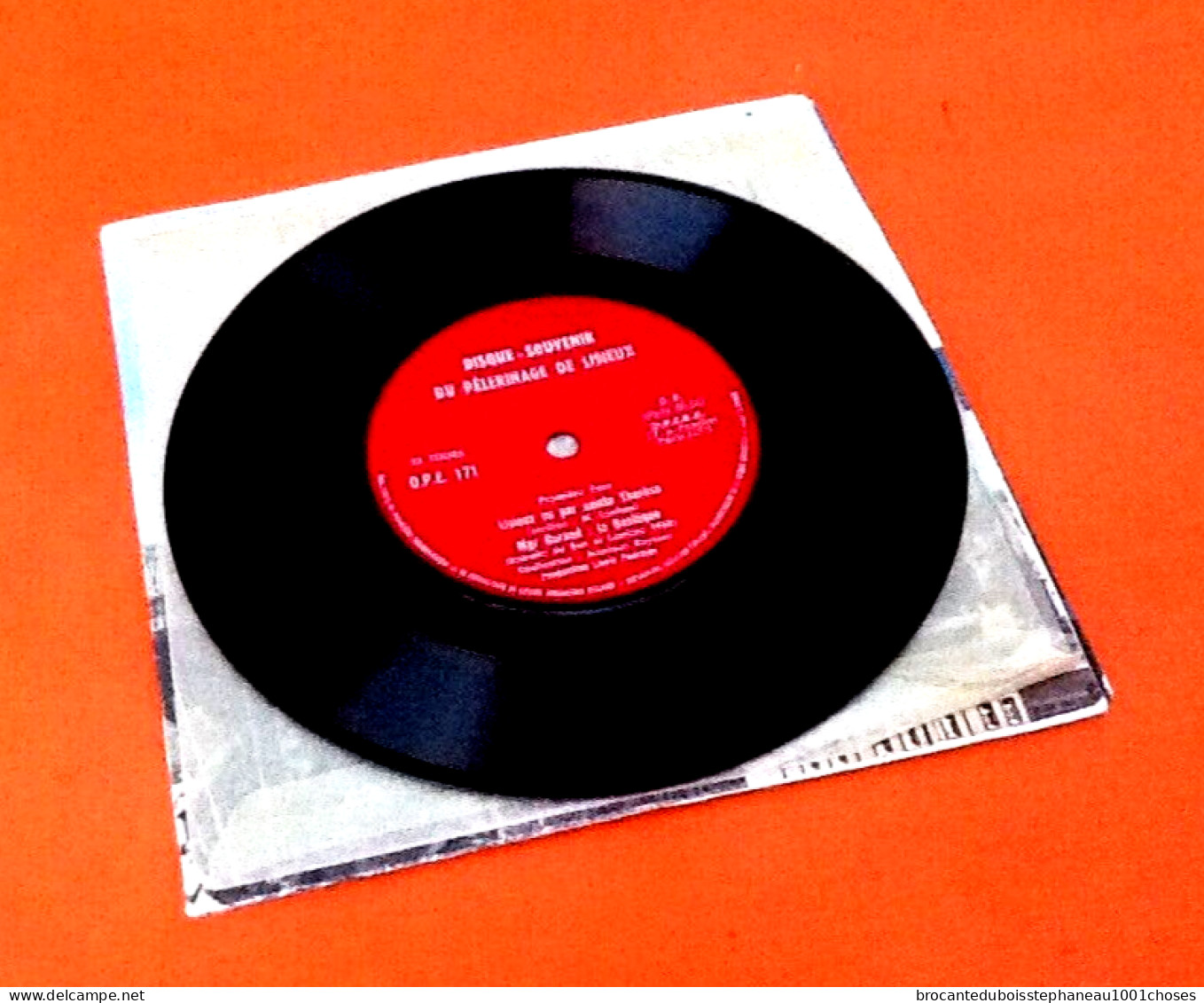 Vinyle 33 Tours (17cm) Disque Souvenir Du Pèlerinage De Lisieux O.P.E 171 - Gospel & Religiöser Gesang