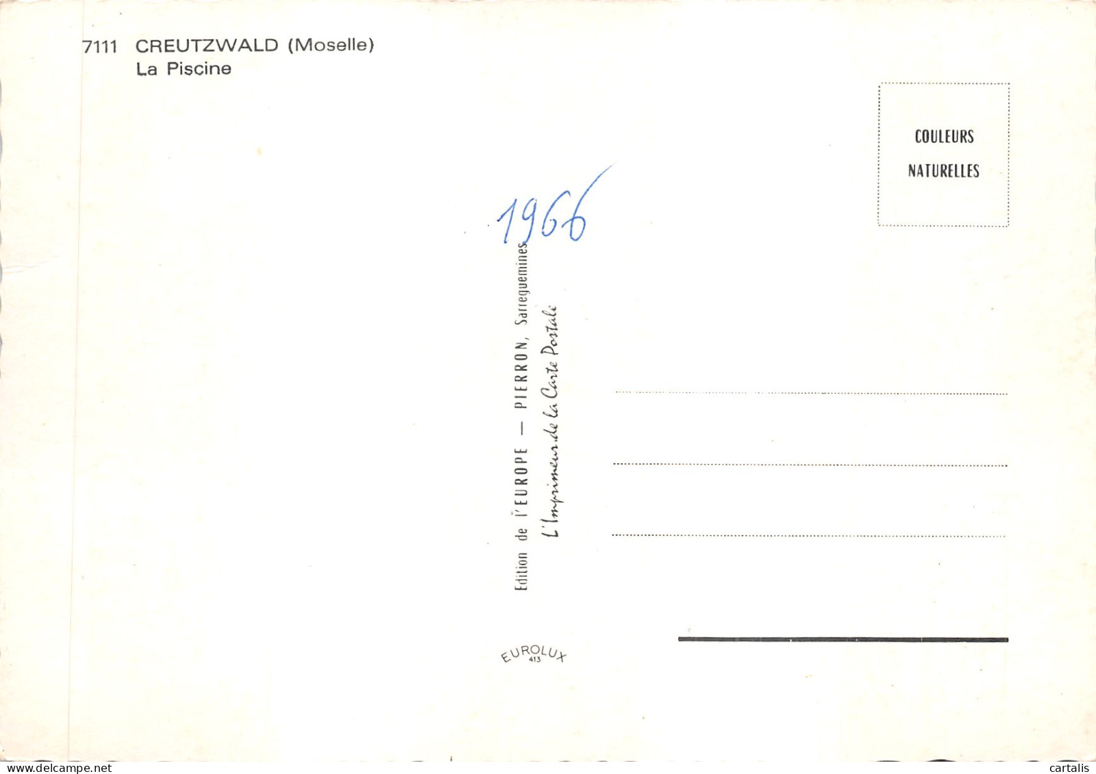 57-CREUTZWALD-N 591-B/0275 - Creutzwald