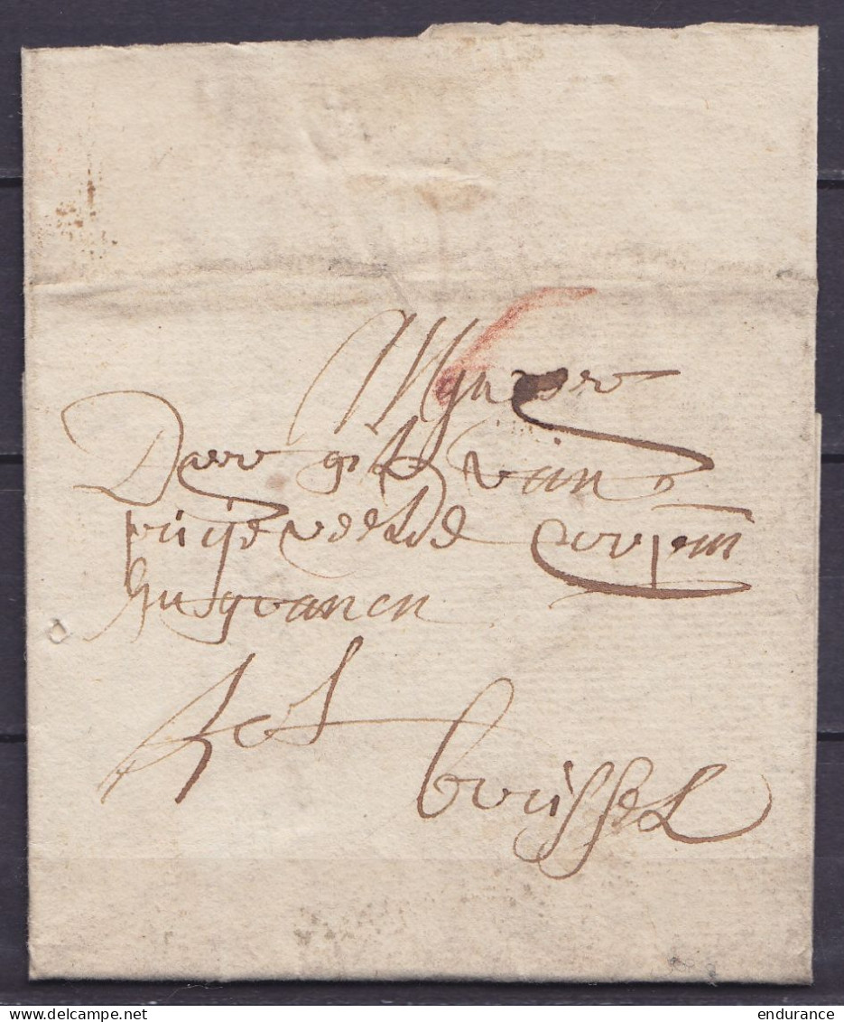 L. Datée 30 Mars 1734 Pour BRÜSSEL - 1714-1794 (Austrian Netherlands)