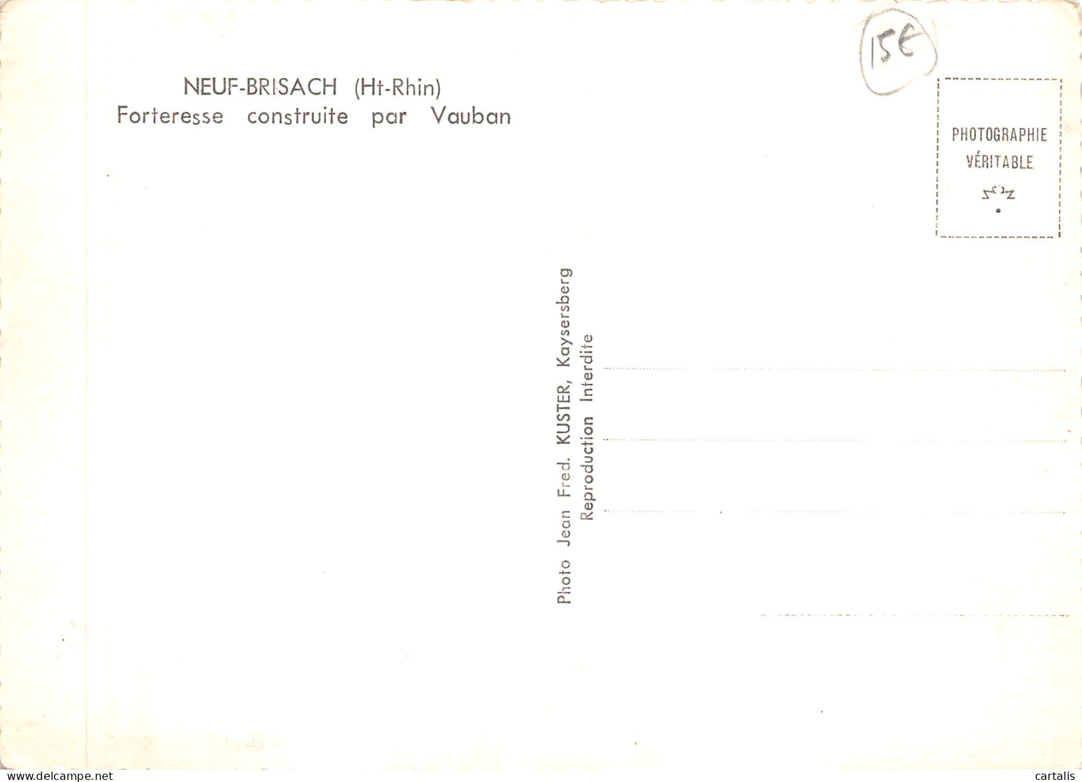 68-NEUF BRISACH-N 592-B/0363 - Neuf Brisach