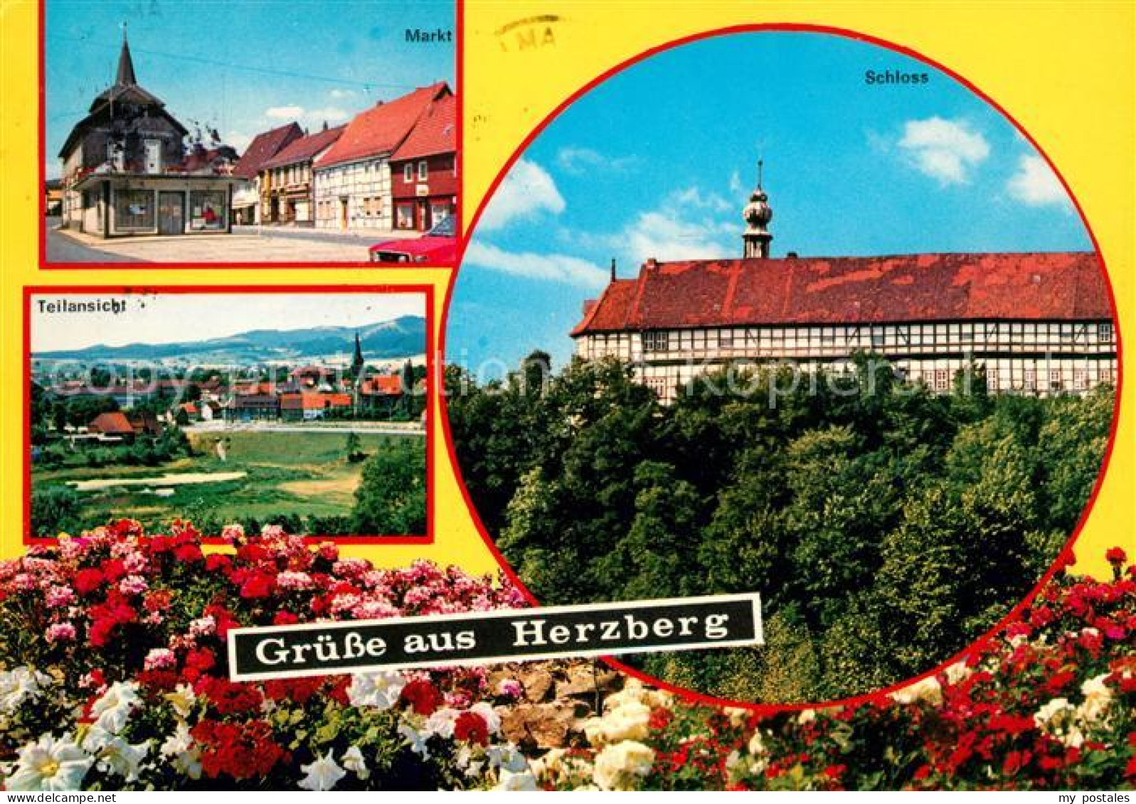 73018360 Herzberg Harz Markt Teilansicht Schloss Herzberg Harz - Herzberg