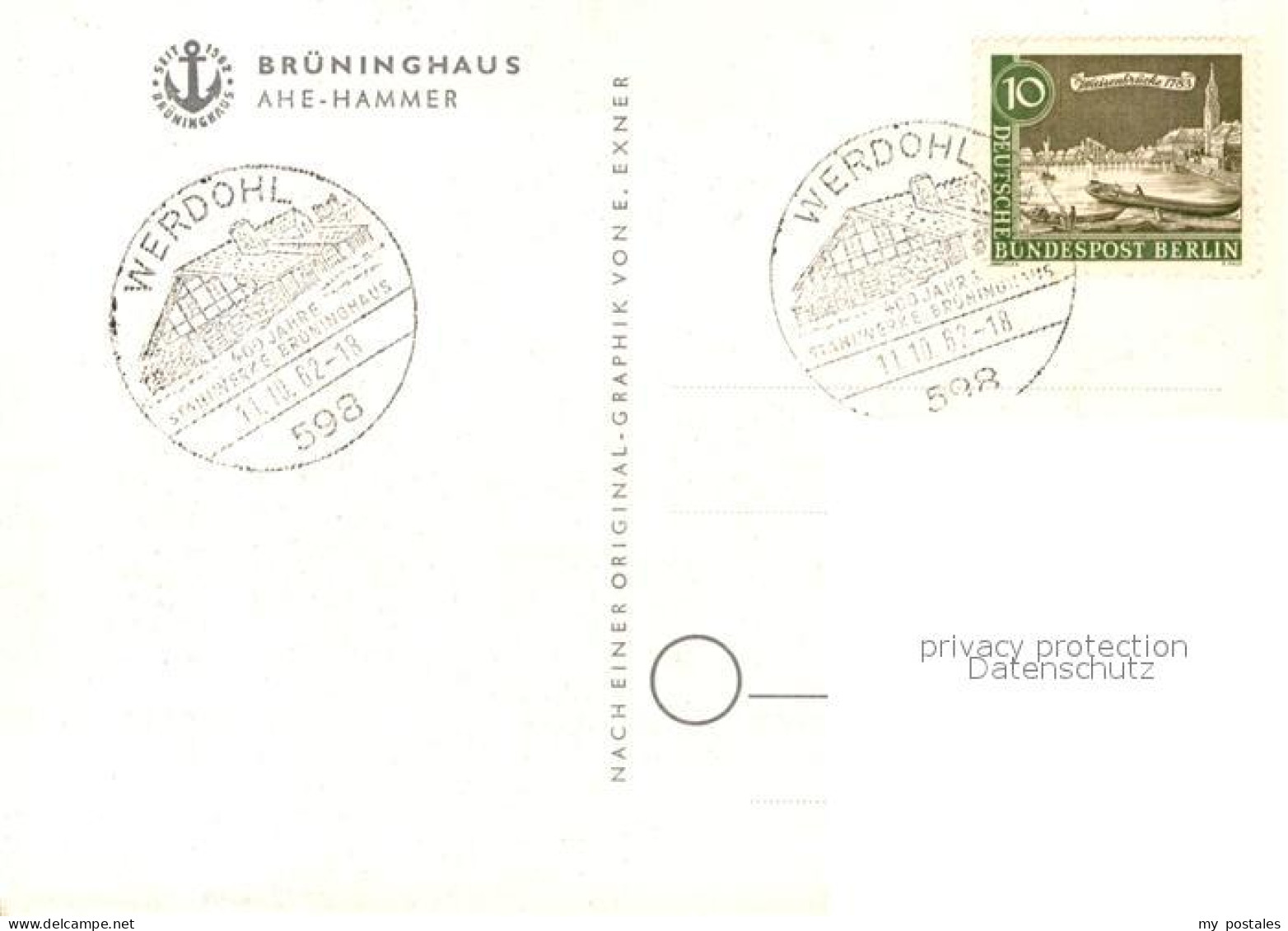 73018332 Werdohl Brueninghaus Zeichnung Werdohl - Werdohl