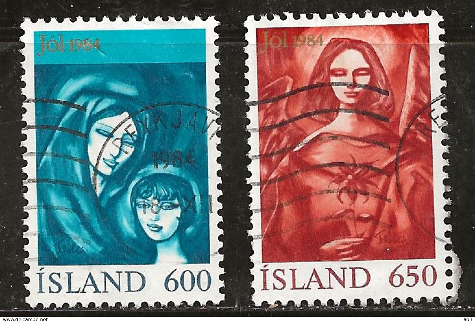 Islande 1984 N° Y&T : 579 Et 580 Obl. - Gebruikt