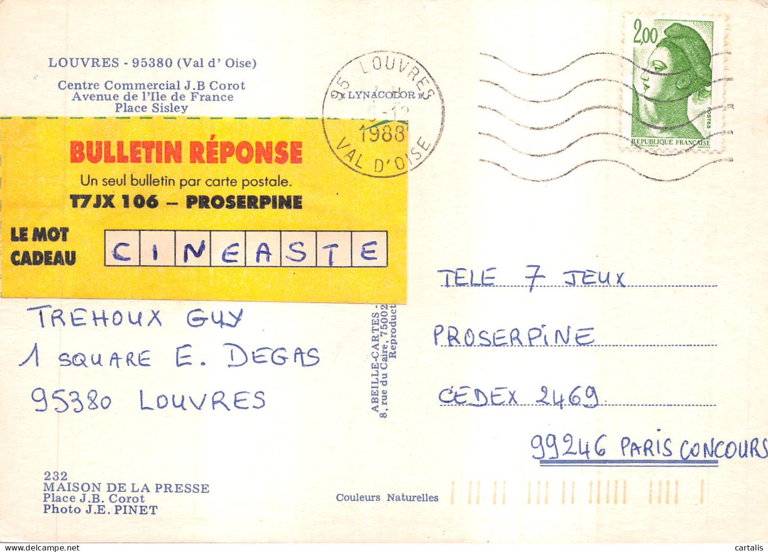 95-LOUVRES-N 595-C/0095 - Louvres