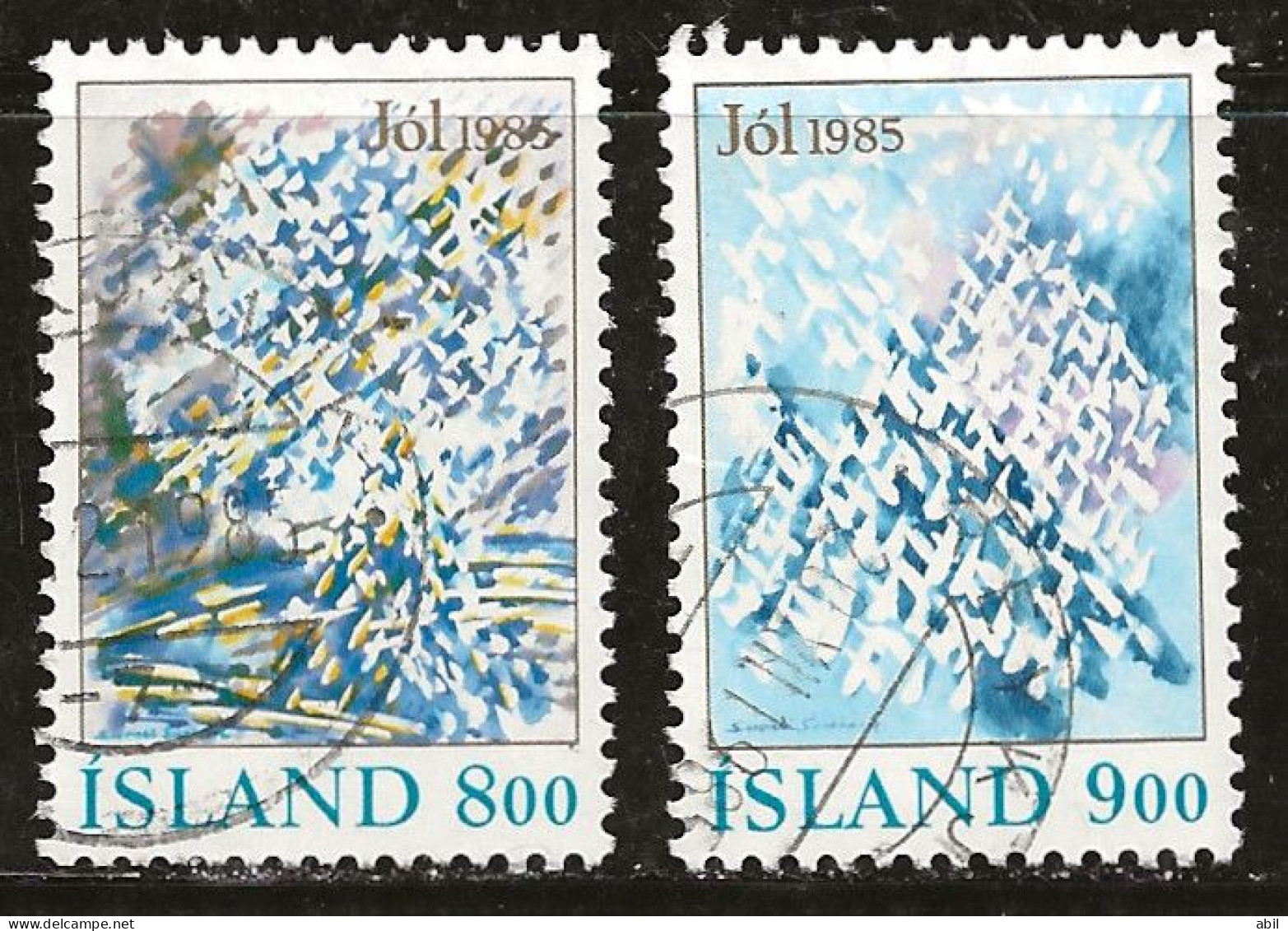 Islande 1985 N° Y&T : 595 Et 596 Obl. - Gebraucht