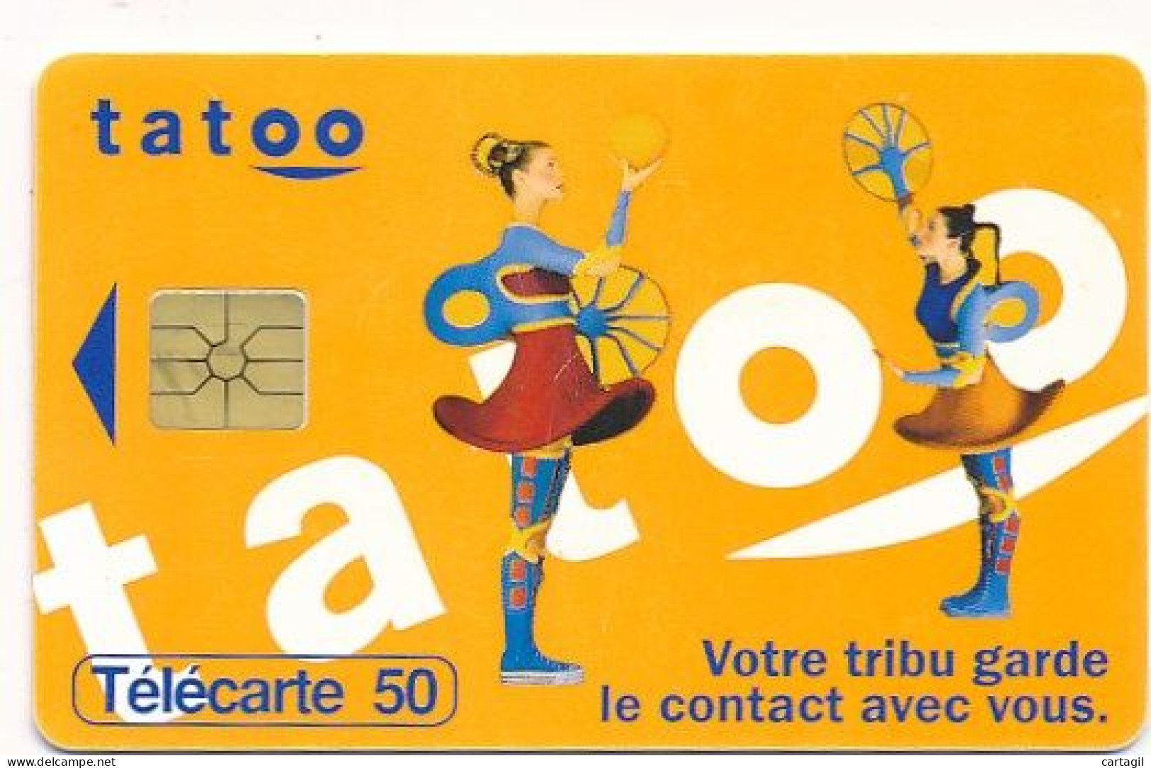 Télécarte France ( 09/96) -Tatoo  (motif, état, Unités, Etc Voir Scan) + Port - Non Classificati