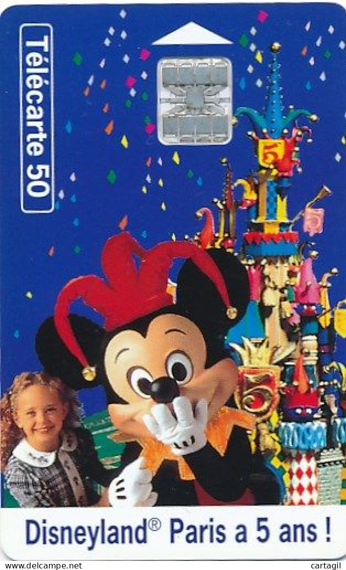 Télécarte France ( 04/97) -Disneyland A 5ans  (motif, état, Unités, Etc Voir Scan) + Port - Non Classificati