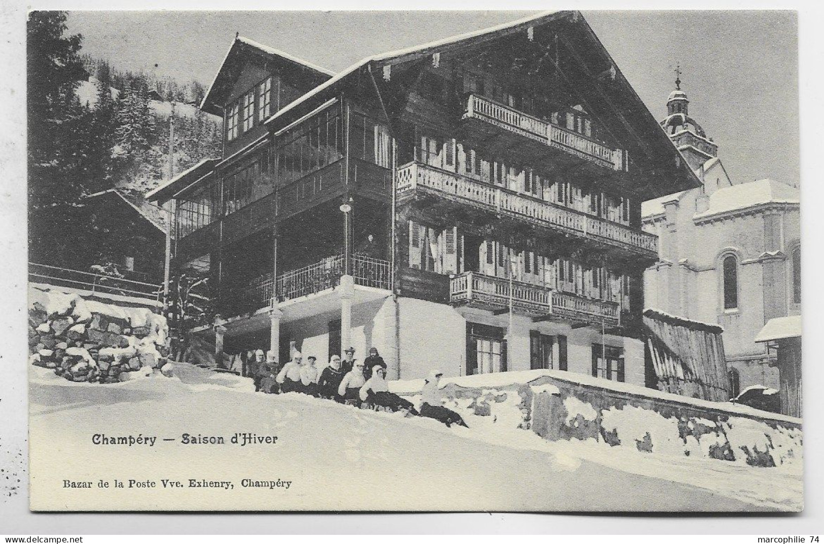 CHAMPERY  VALAIS SAISON D'HIVER - Champéry