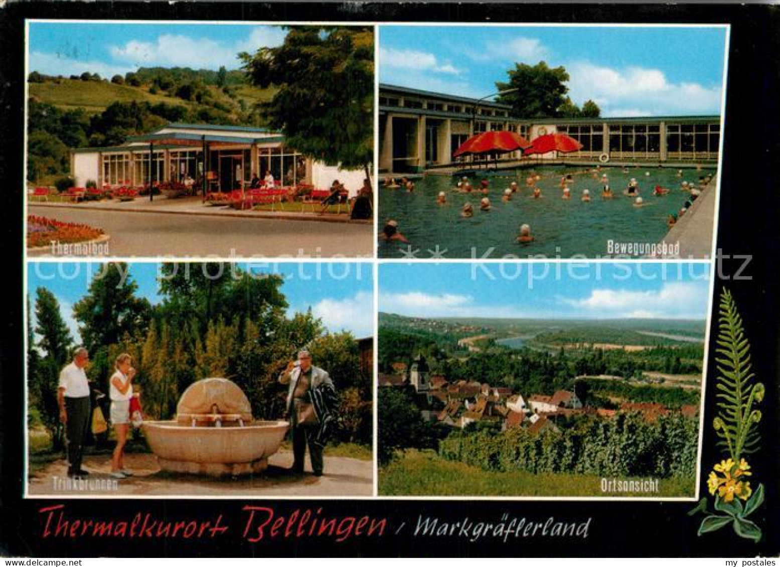 73017718 Bad Bellingen Thermalbad Bewegungsbad Trinkbrunnen Panorama Bad Belling - Bad Bellingen