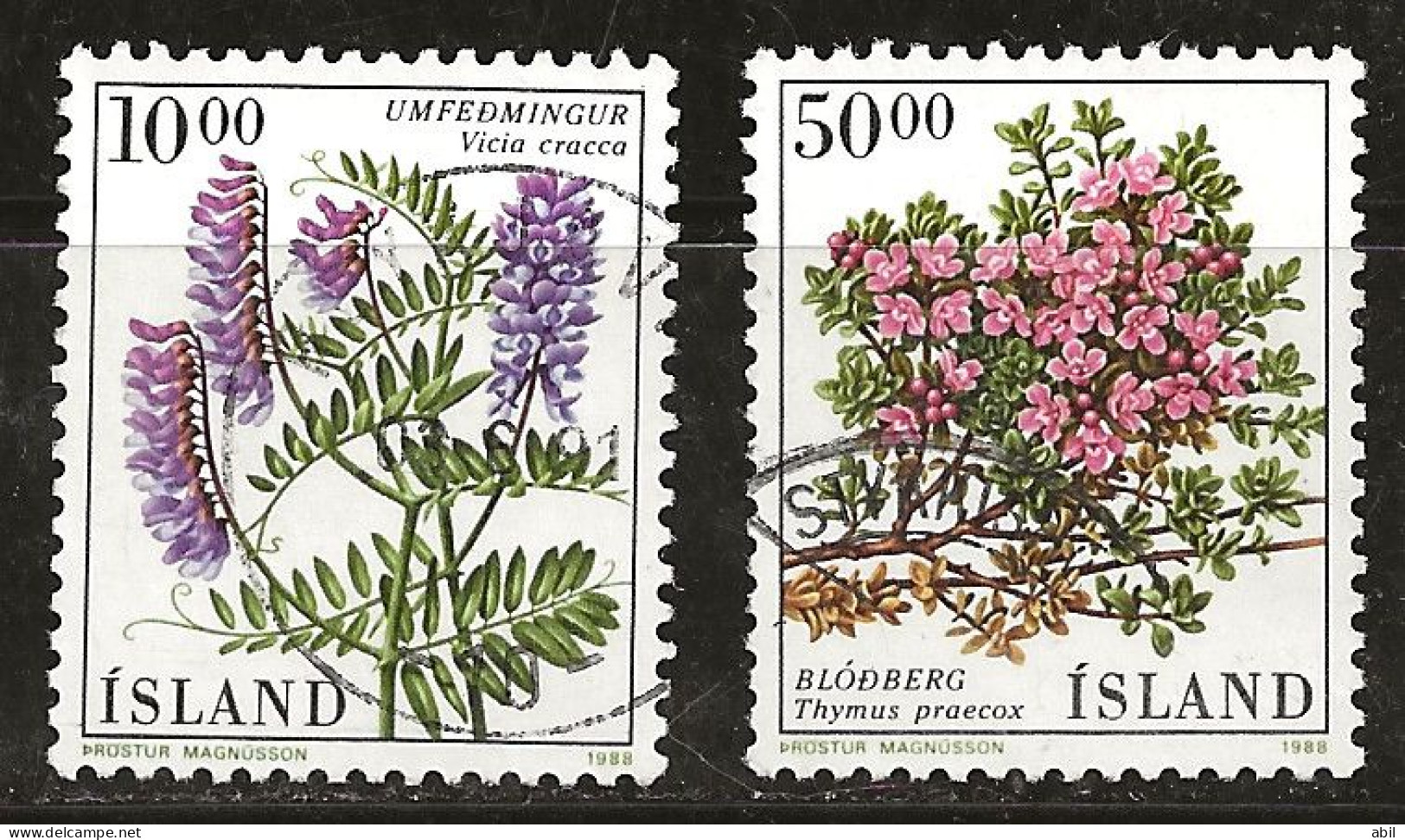 Islande 1988 N° Y&T : 642 Et 643 Obl. - Used Stamps