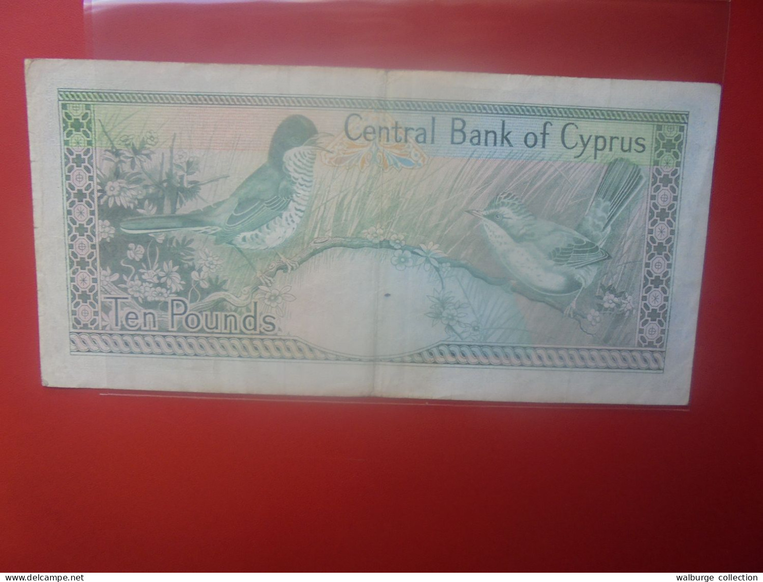 CHYPRE 10 POUNDS 1-4-1987 Circuler COTES:60-260$ (B.33) - Chypre