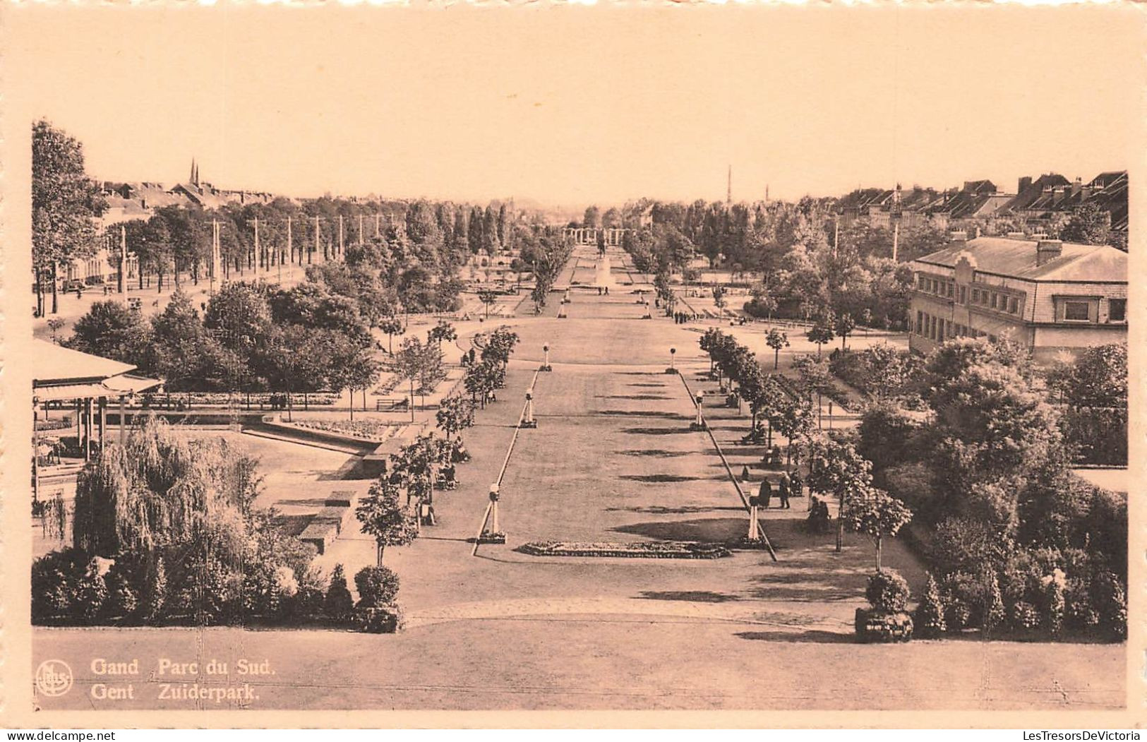 BELGIQUE - Gand - Vue Générale Du Parc Sud - Carte Postale Ancienne - Gent