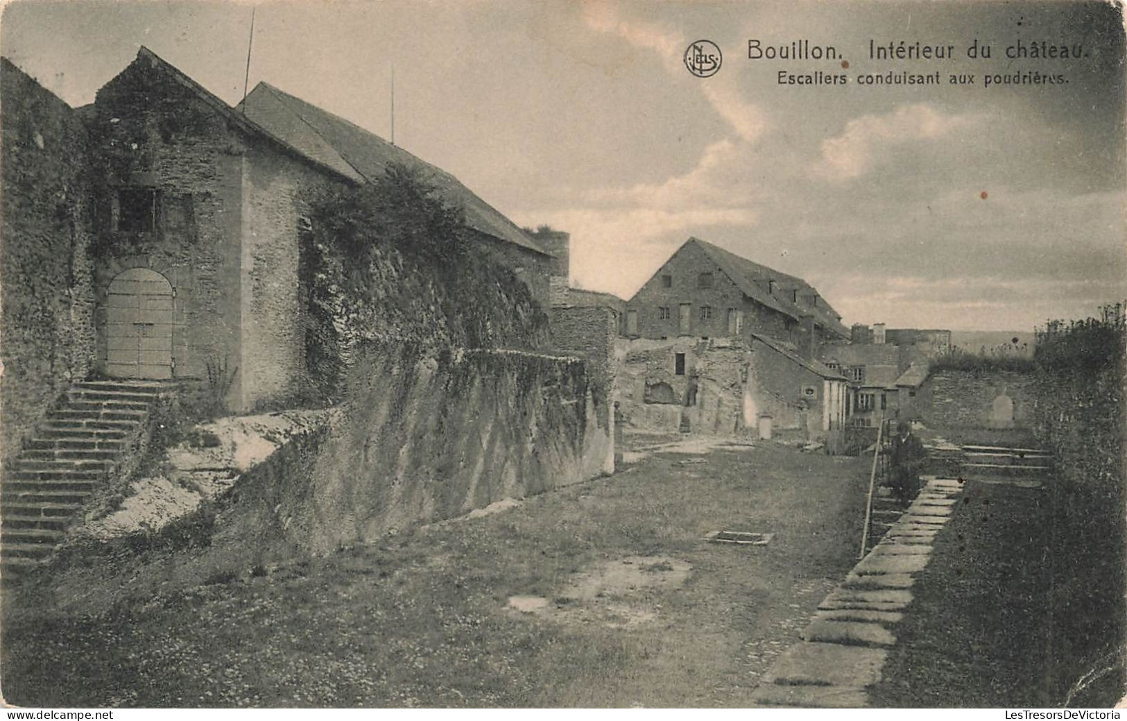 BELGIQUE - Bouillon - Intérieur Du Château - Escaliers Conduisant Aux Poudrières - Carte Postale Ancienne - Bouillon