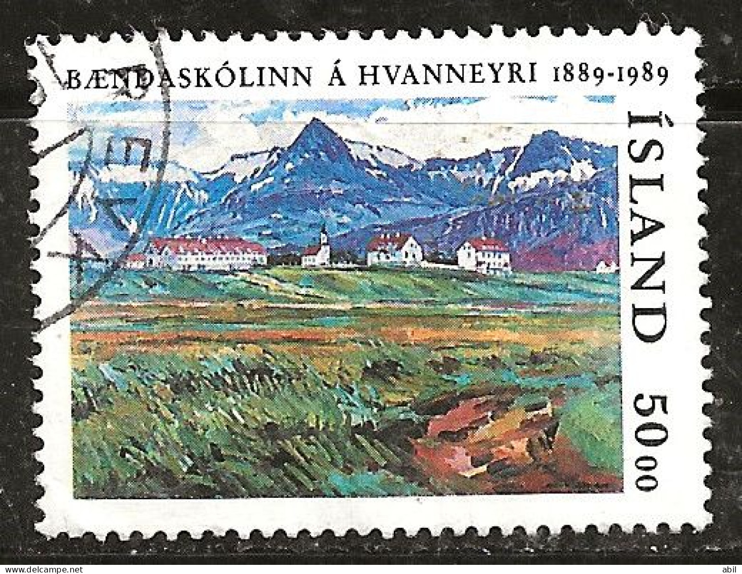 Islande 1989 N° Y&T : 659 Obl. - Oblitérés