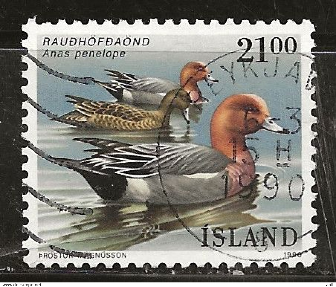 Islande 1990 N° Y&T : 675 Obl. - Oblitérés