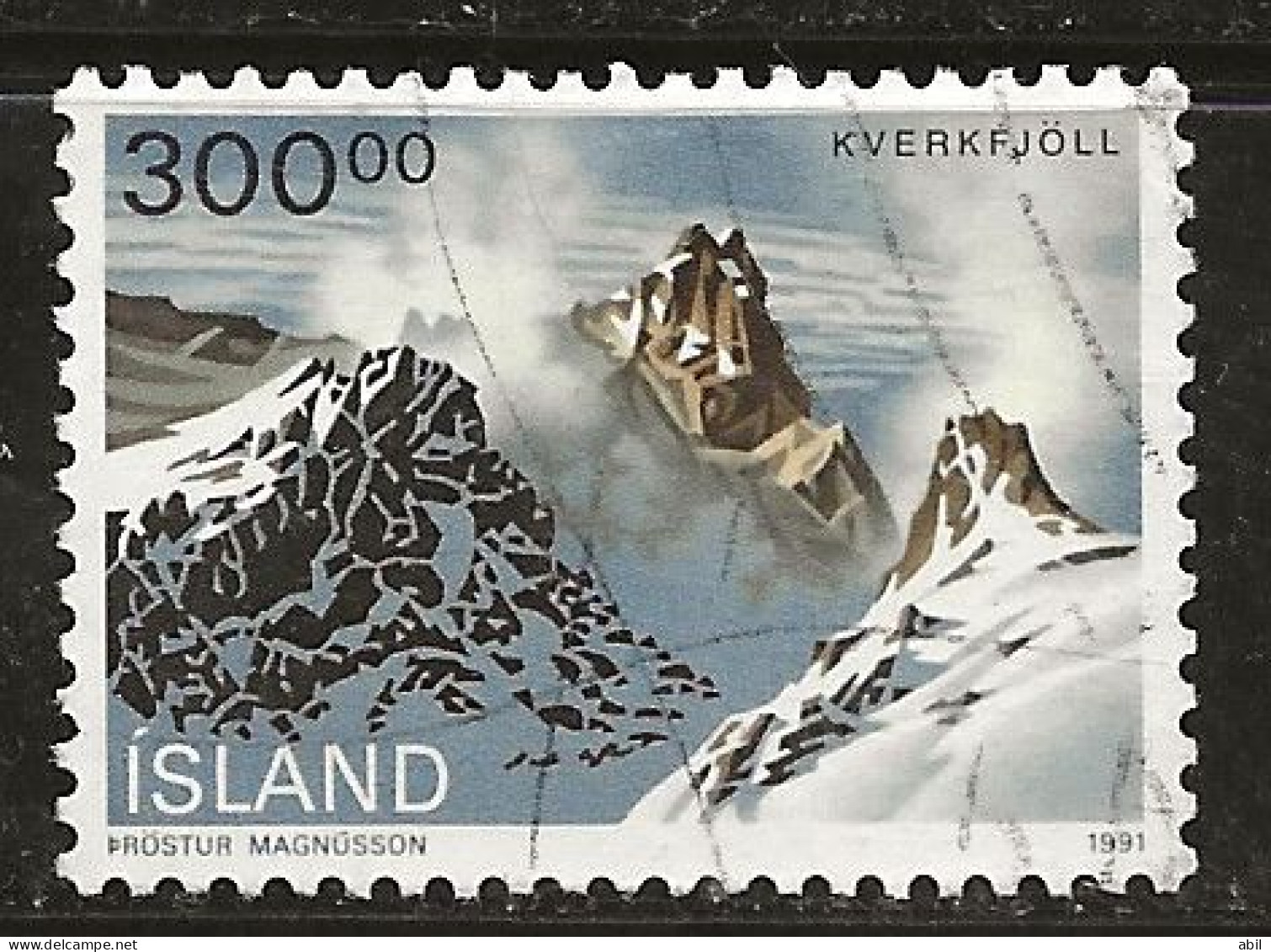 Islande 1991 N° Y&T : 694 Obl. - Usados
