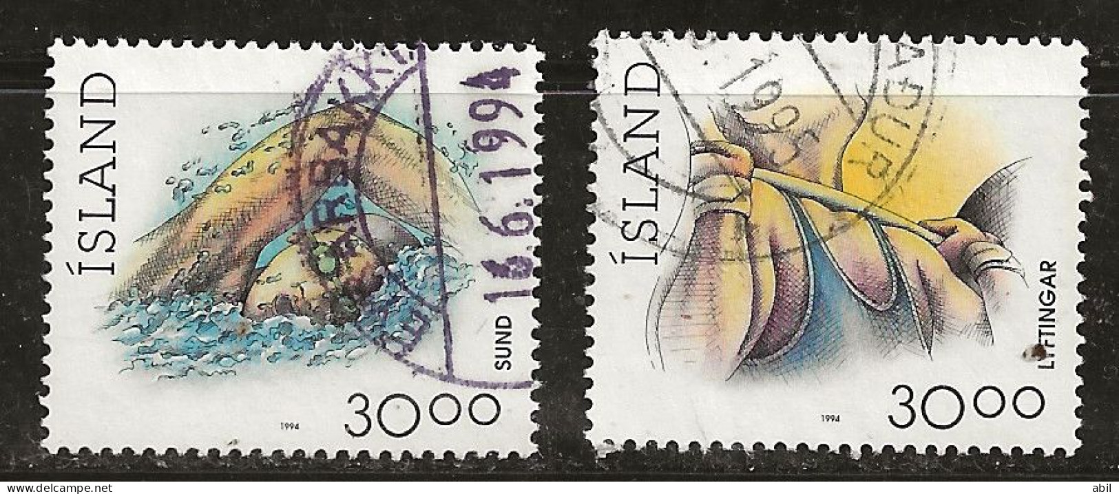 Islande 1994 N° Y&T : 751 Et 752 Obl. - Used Stamps