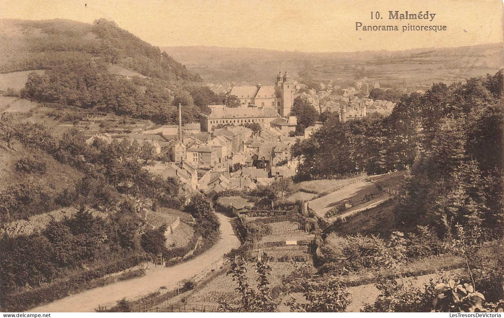 BELGIQUE - Malmedy - Panorama Pittoresque - Carte Postale Ancienne - Malmedy