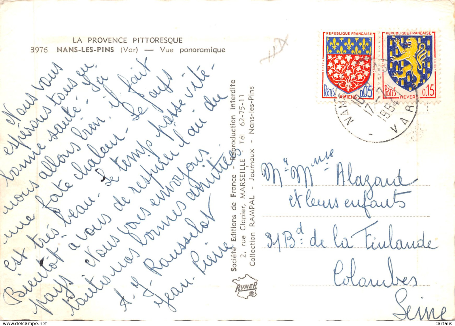 83-NANS LES PINS-N 605-B/0249 - Nans-les-Pins