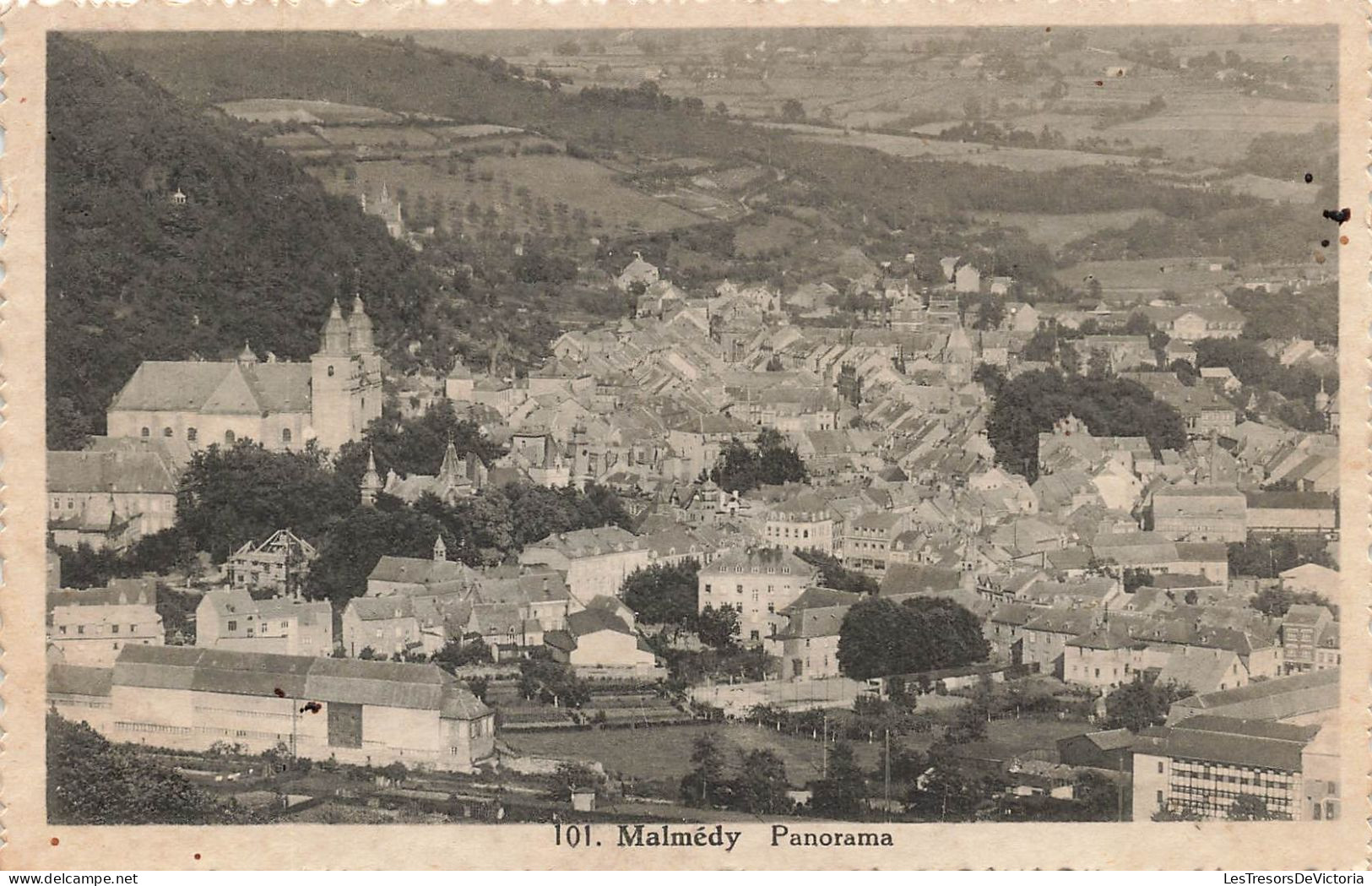 BELGIQUE - Malmedy - Panorama - Ville - Carte Postale Ancienne - Malmedy