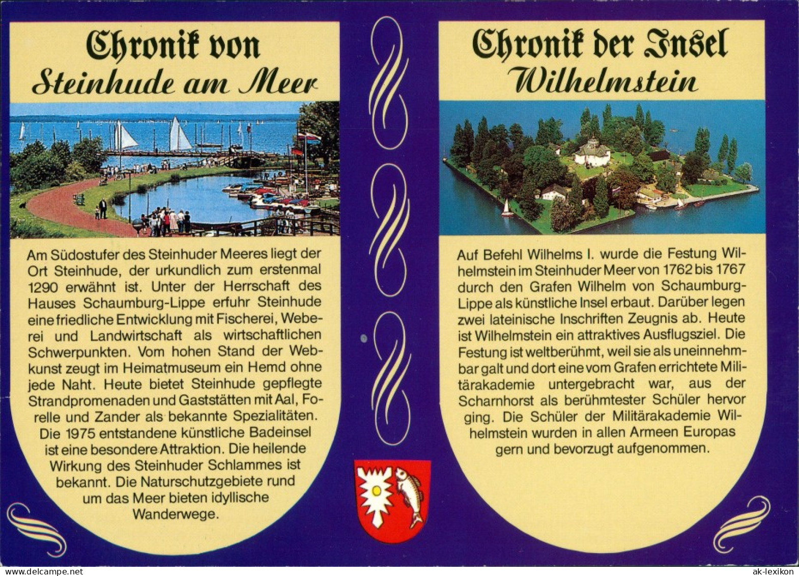 Ansichtskarte Steinhude-Wunstorf Ufer - Insel Wilhelmstein Mit Festung 1993 - Wunstorf