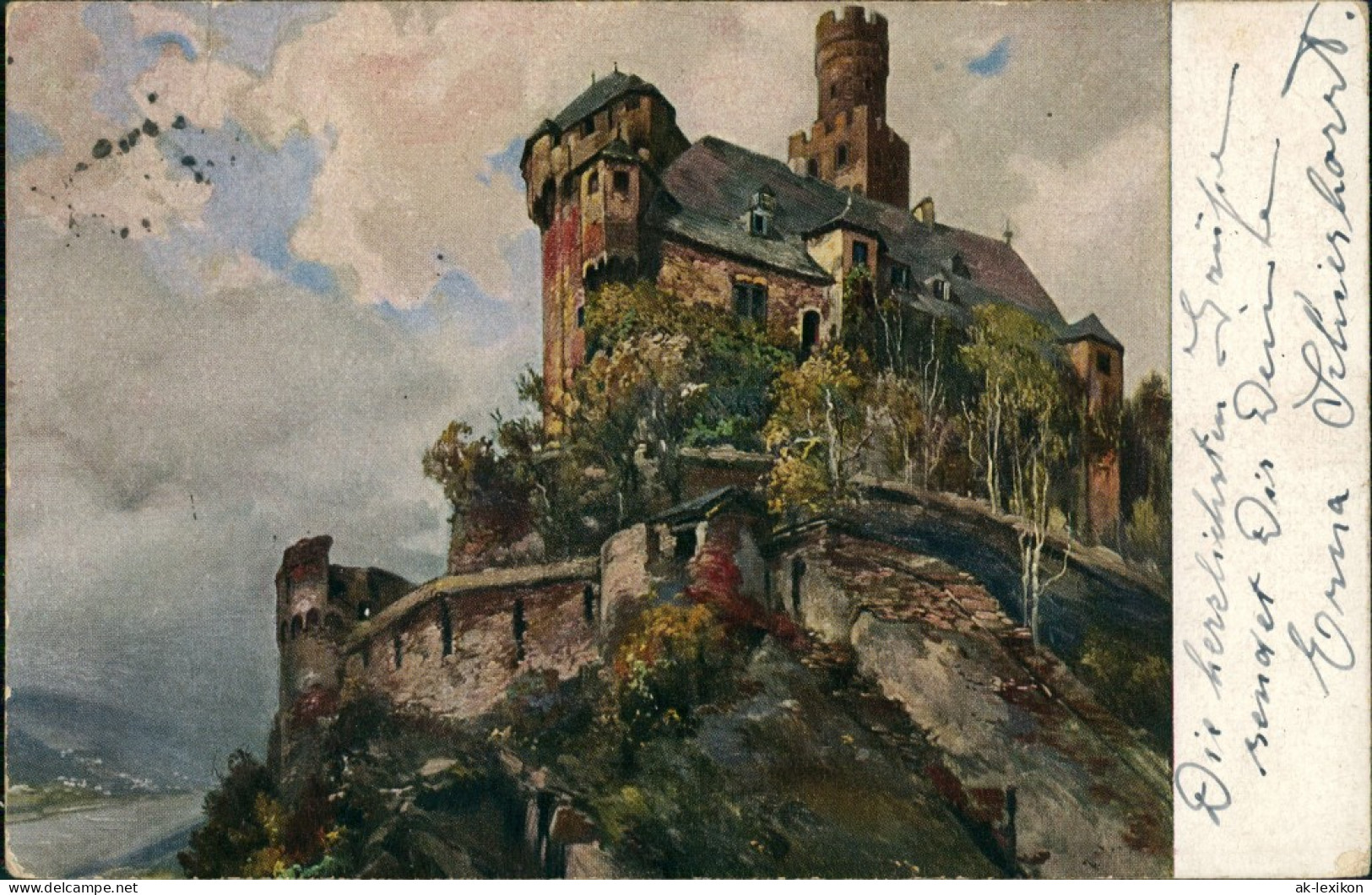 Ansichtskarte Braubach Marksburg 1917 - Braubach