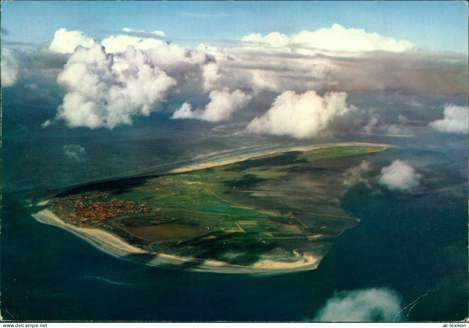 Ansichtskarte Langeoog Luftbild 1974 - Langeoog