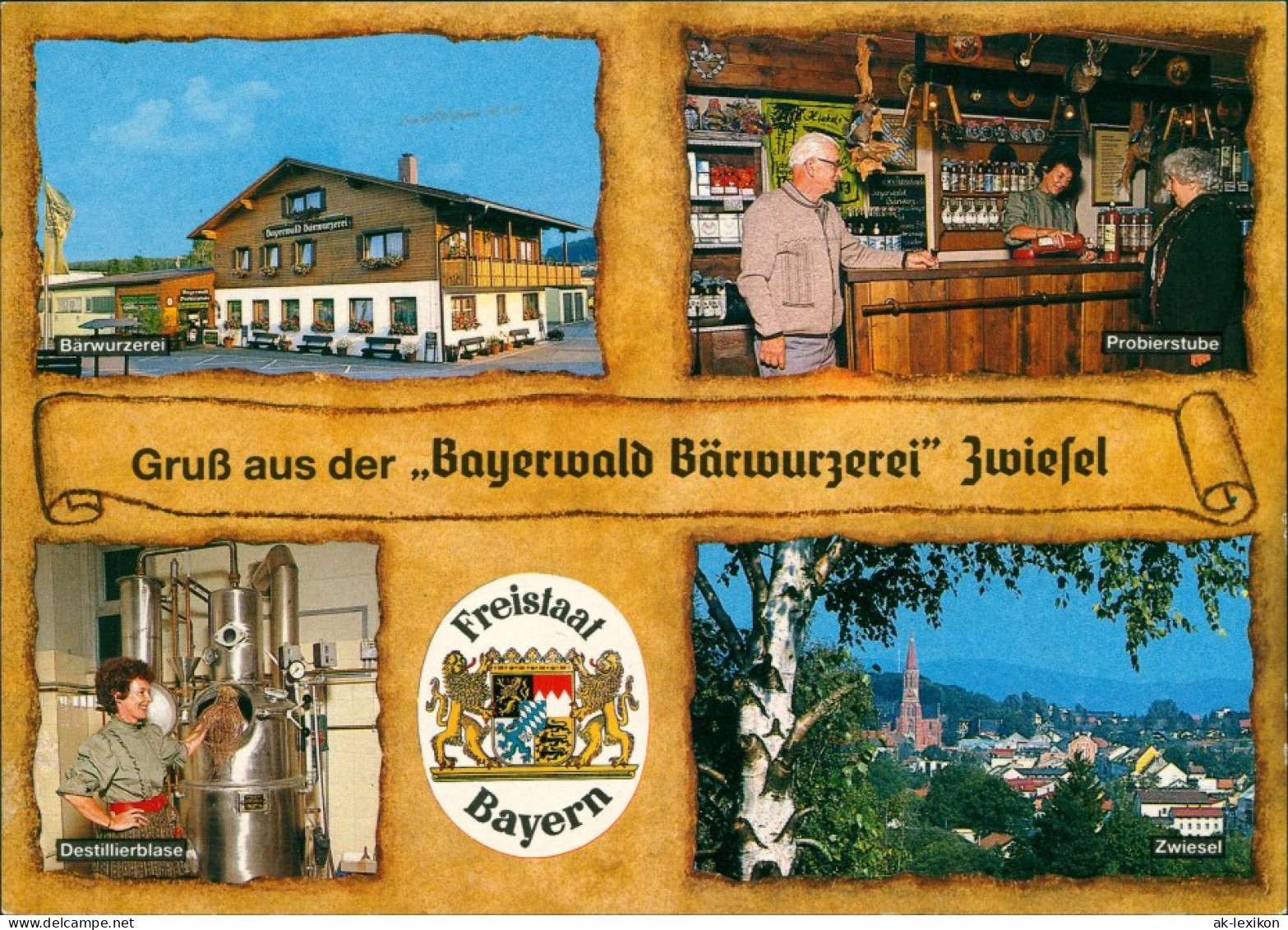 Ansichtskarte Zwiesel Bärwurzerei 1986 - Zwiesel