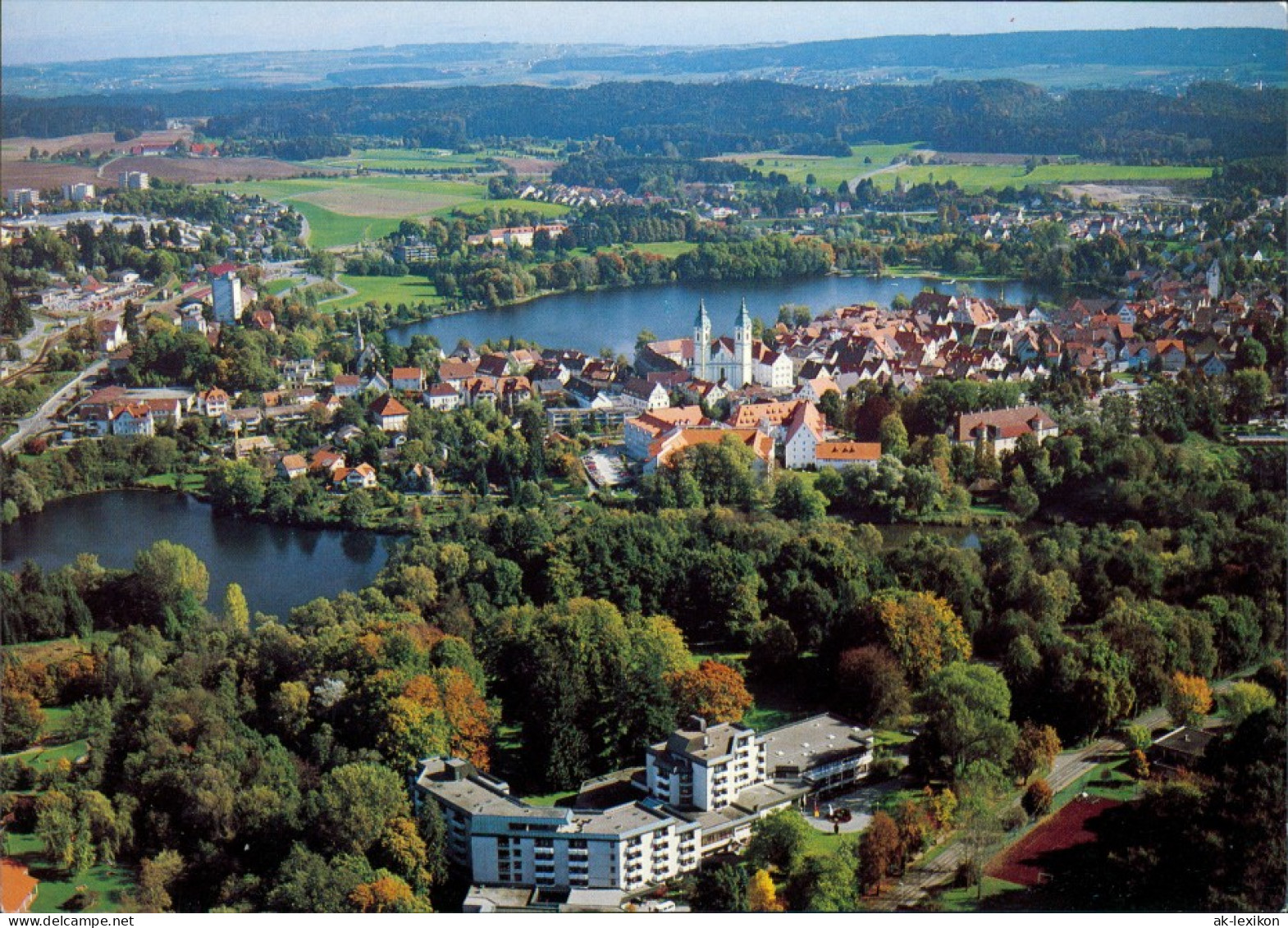 Ansichtskarte Bad Waldsee Luftbild 1988 - Bad Waldsee