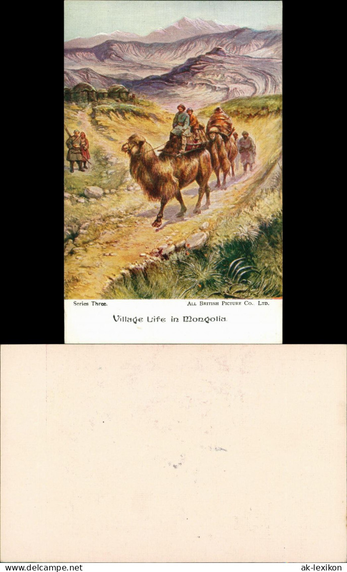 Ansichtskarte  Village Life In Mongolia Mongolei 1922  - Mongolei
