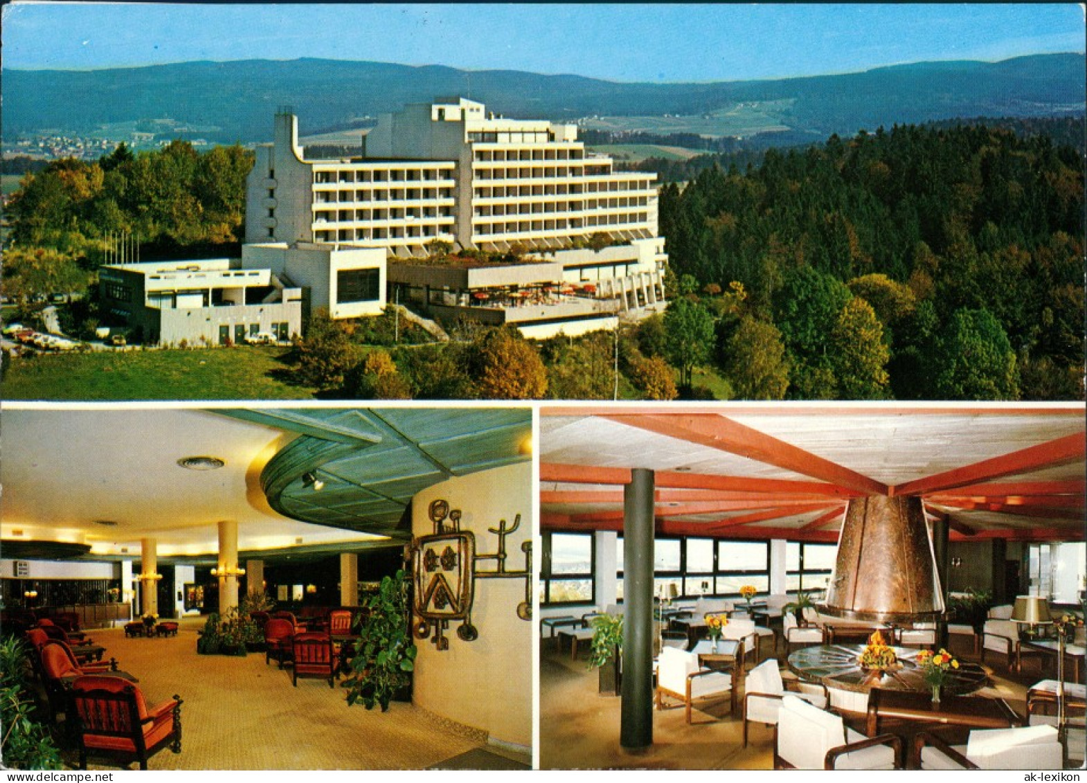 Ansichtskarte Freyung Klinik Wolfstein - Außen- U. Innenanischt 1987 - Freyung