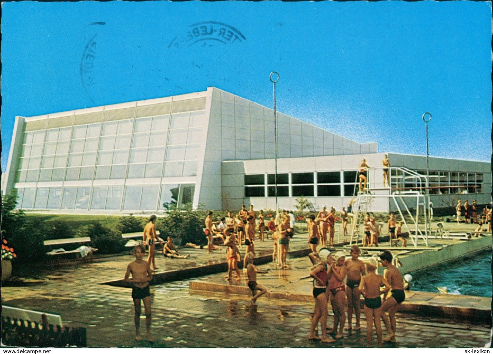 Ansichtskarte Lebenstedt-Salzgitter Hallen Und Freibad 1960 - Salzgitter