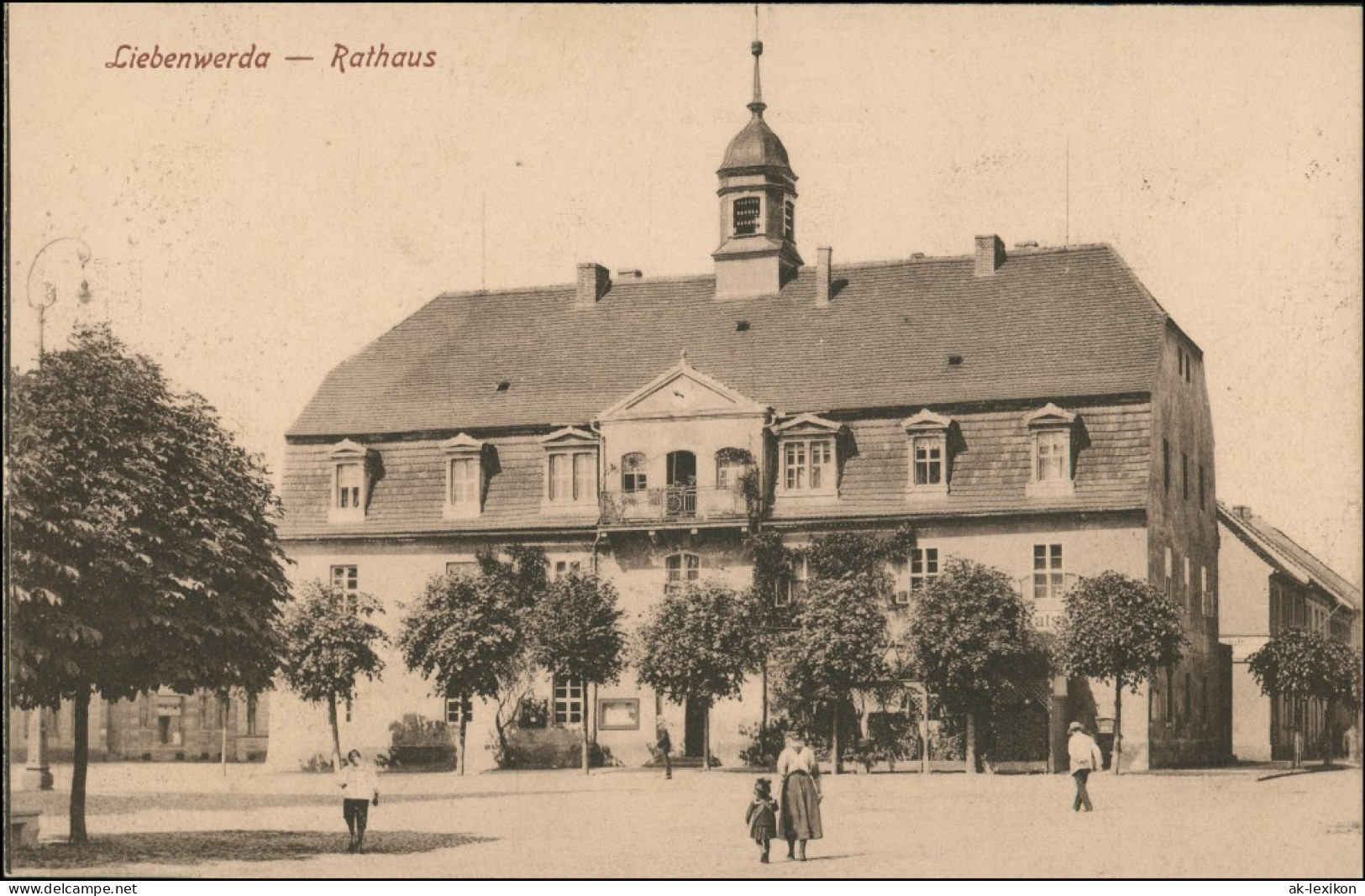 Ansichtskarte Bad Liebenwerda Rathaus 1918 - Bad Liebenwerda