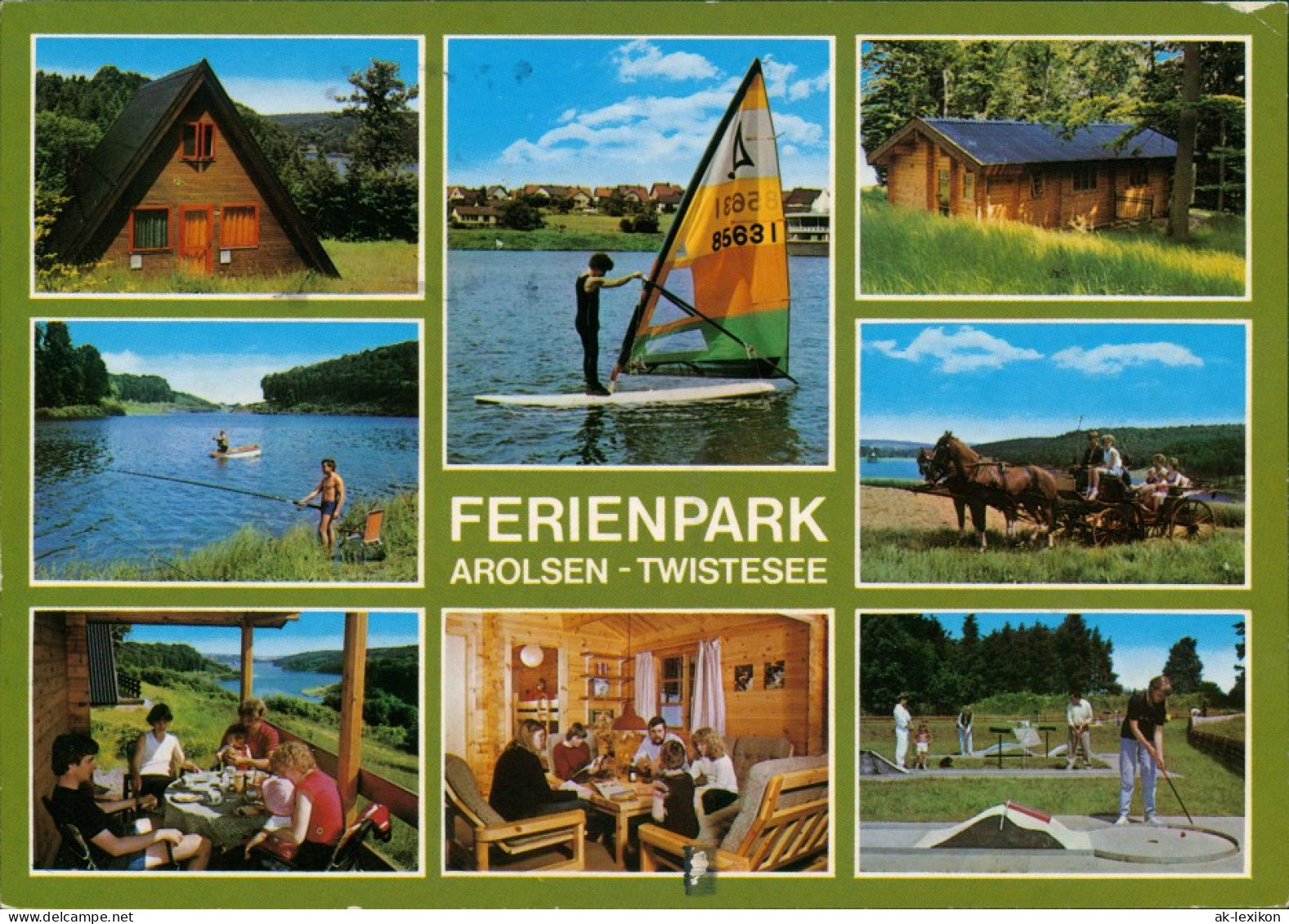 Ansichtskarte Bad Arolsen Twistetalsperre, Ferienpark 1987 - Bad Arolsen