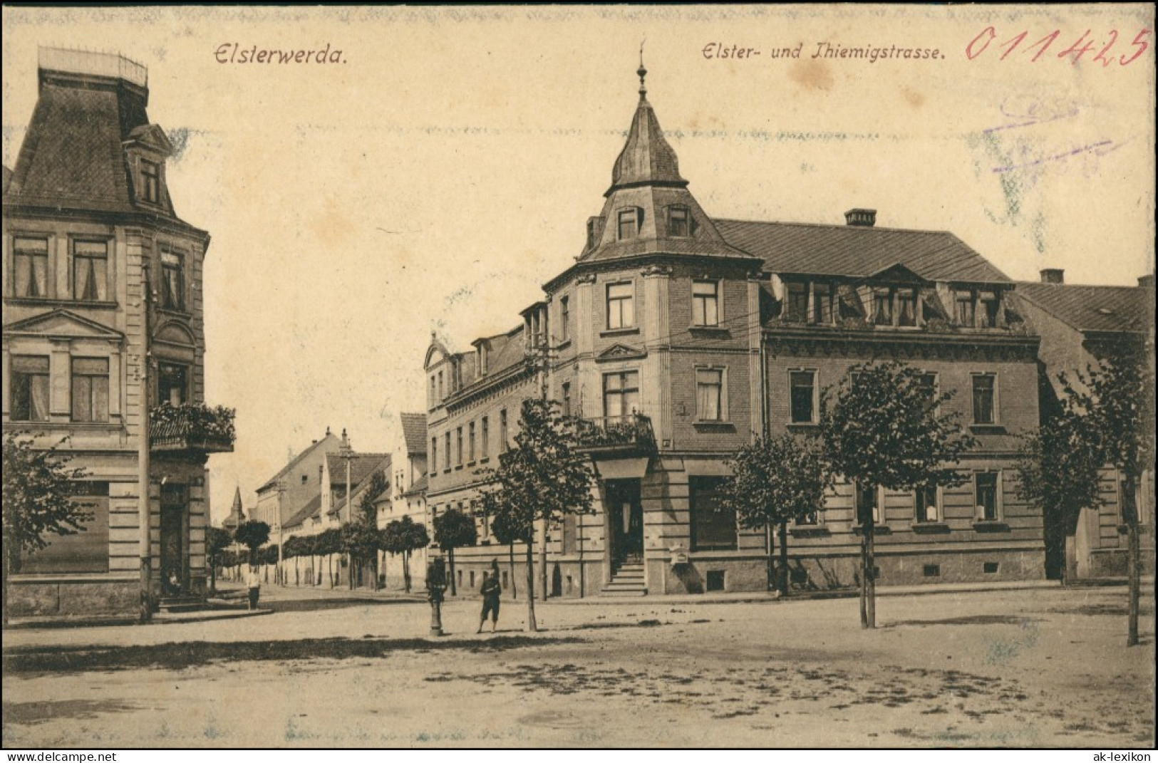 Ansichtskarte Elsterwerda Wikow Elsterstraße Und Thiemigstrasse 1916 - Elsterwerda