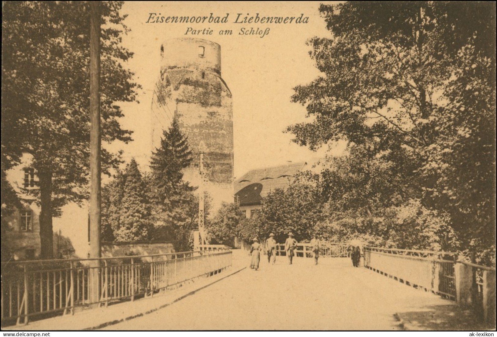 Ansichtskarte Bad Liebenwerda Schloss Und Lubwartturm 1920 - Bad Liebenwerda