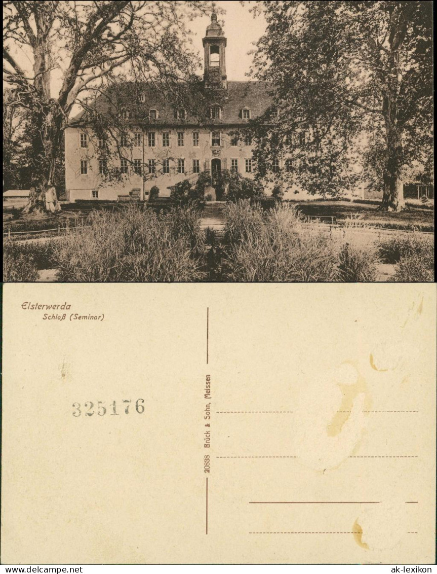 Ansichtskarte Elsterwerda Wikow Schloß 1918 C - Elsterwerda