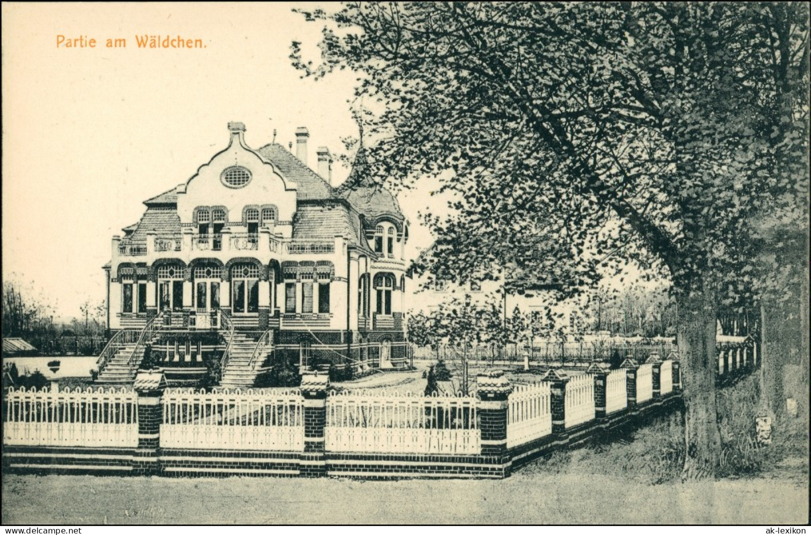 Ansichtskarte Bad Liebenwerda Villa Im Wäldchen 1913  - Bad Liebenwerda