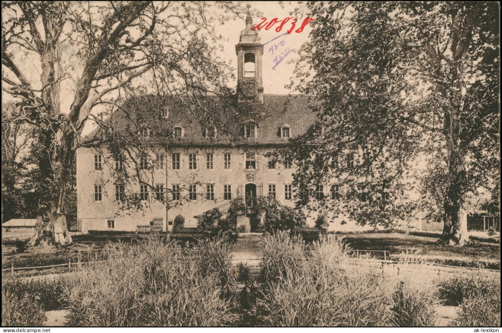 Ansichtskarte Elsterwerda Wikow Schloß 1918 B - Elsterwerda