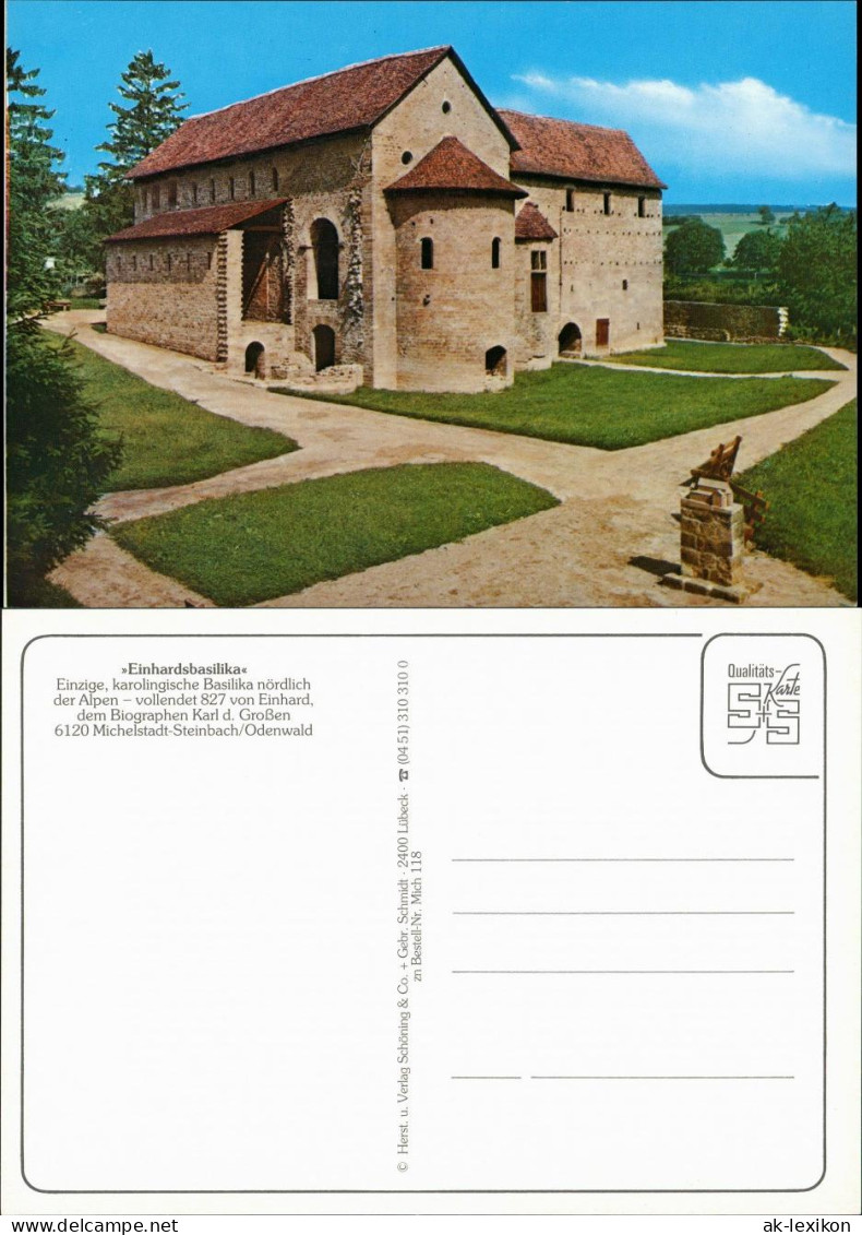 Steinbach-Michelstadt Odenwald »Einhardsbasilika« Kirche,   Gebäude Außen 1995 - Michelstadt