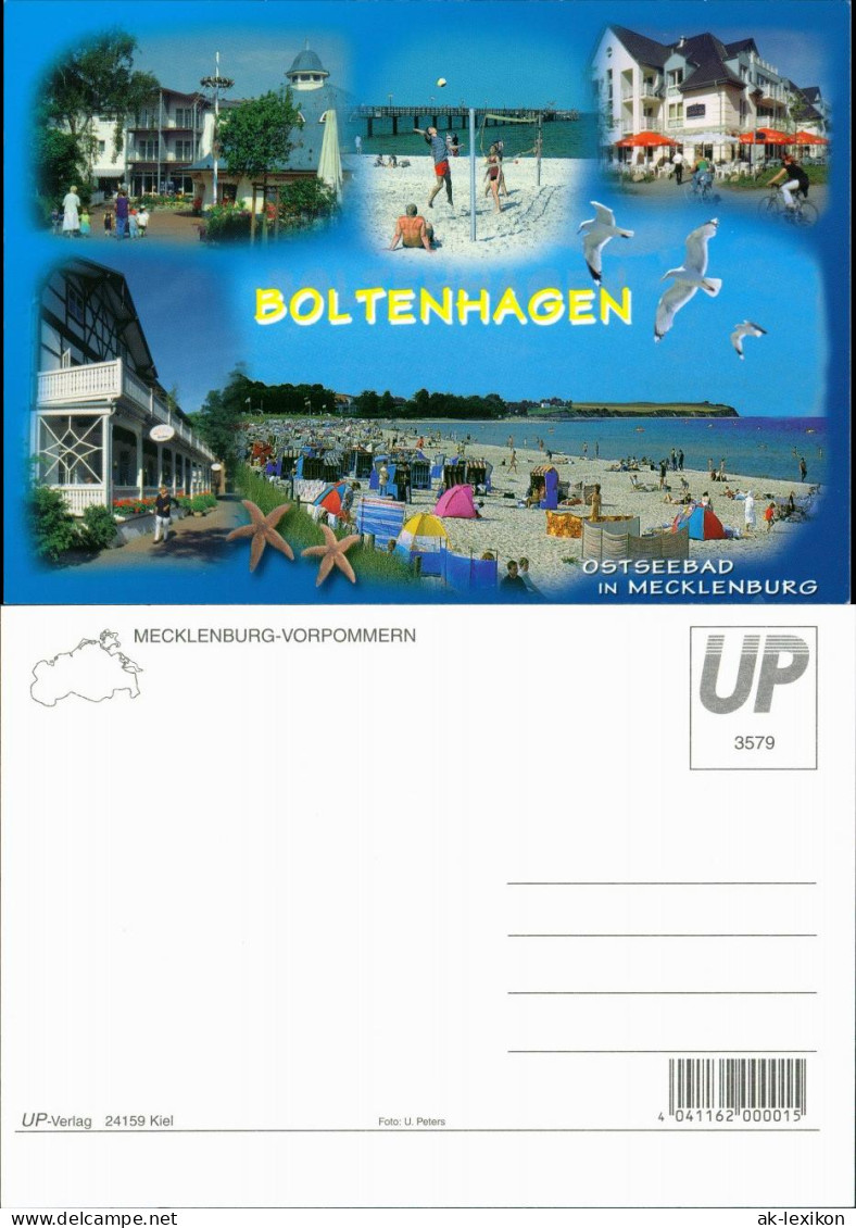 Ansichtskarte Boltenhagen Strand Mit Badegästen, Häuser 1995 - Boltenhagen