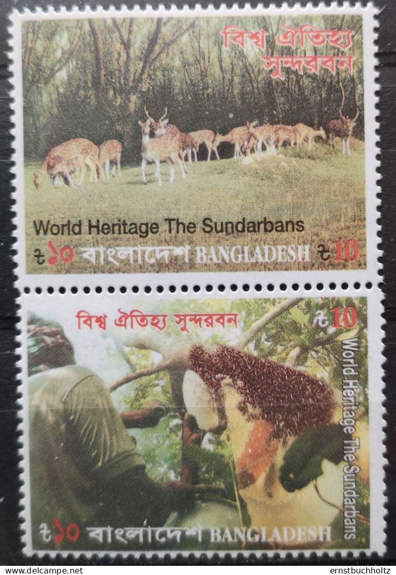 Bangladesch 2008 World Heritage Mi 903/06** Nur 2v Von 4v Im Angebot - Bangladesch
