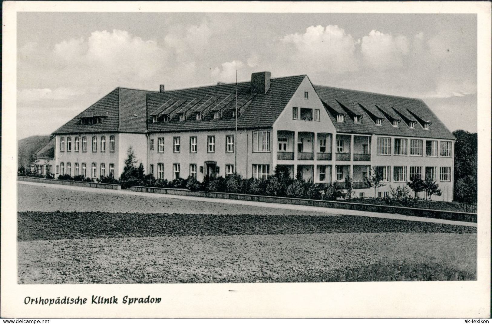 Ansichtskarte Bünde Orthopädische Klinik Spradow Krankenhaus Hospital 1965 - Bünde