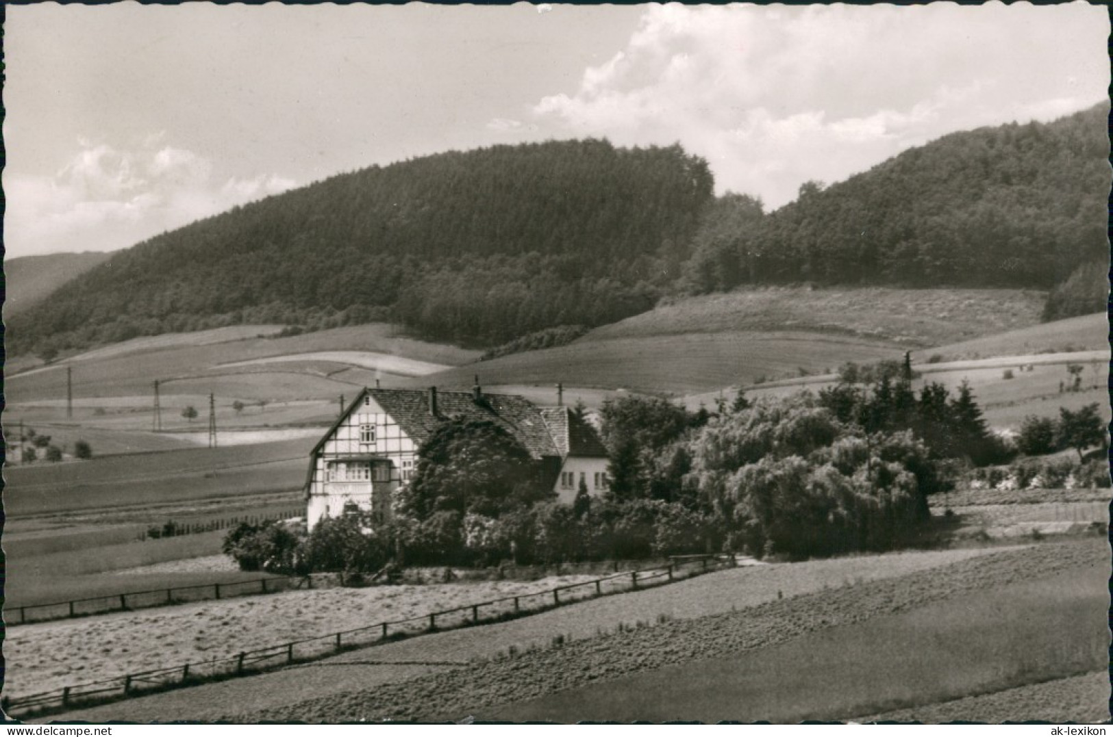 Ansichtskarte Hessisch Oldendorf Pädagog. Schülerheim Schaumburg 1962 - Hessisch-Oldendorf