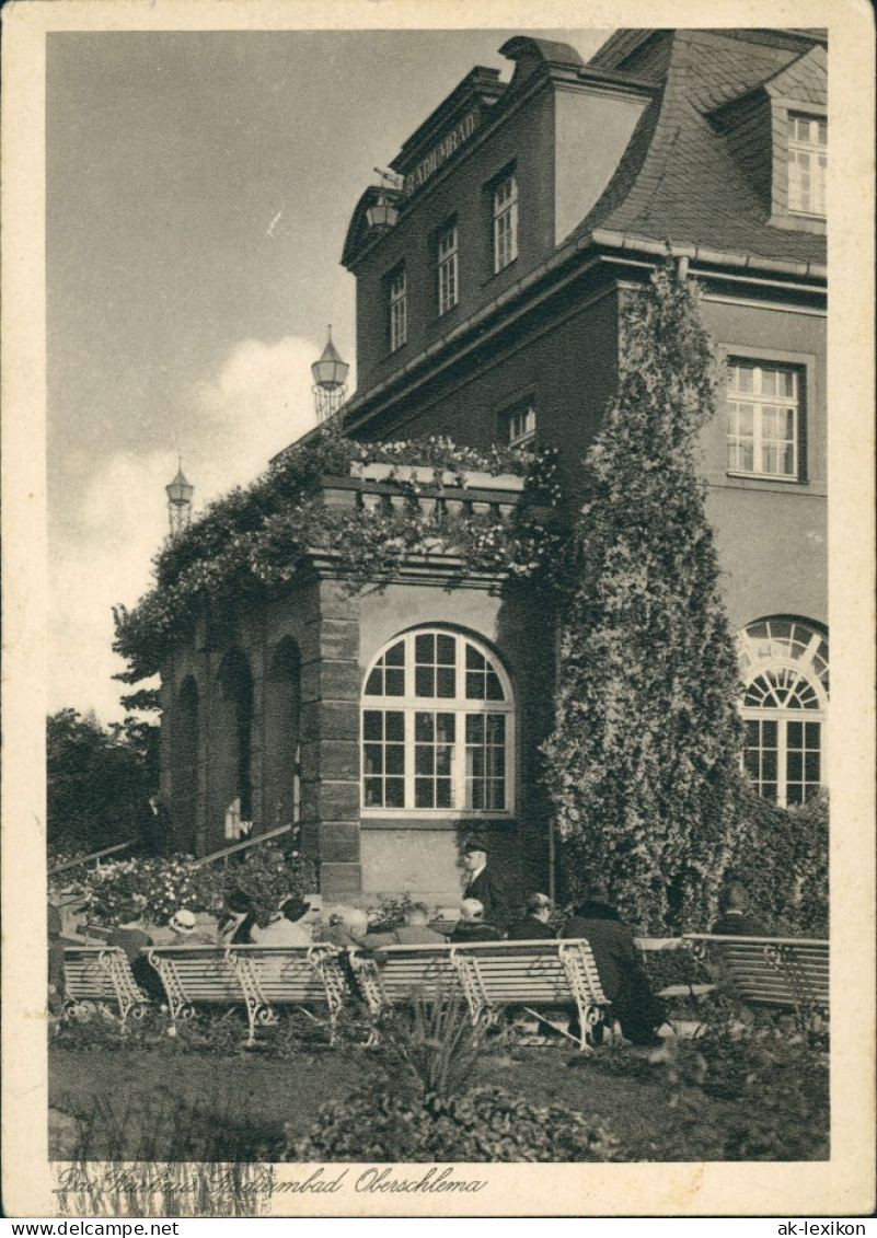 Ansichtskarte Oberschlema-Bad Schlema Erzgebirgischer Hof 1934 - Bad Schlema