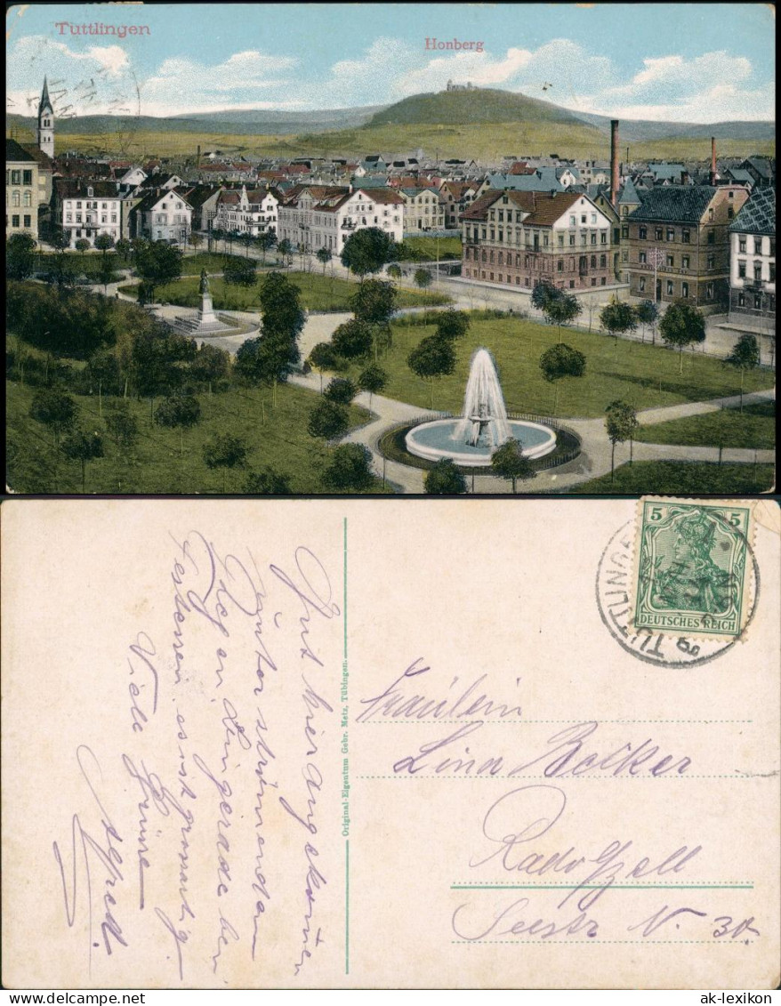 Ansichtskarte Tuttlingen Straßenpartie - Stadt 1911 - Tuttlingen